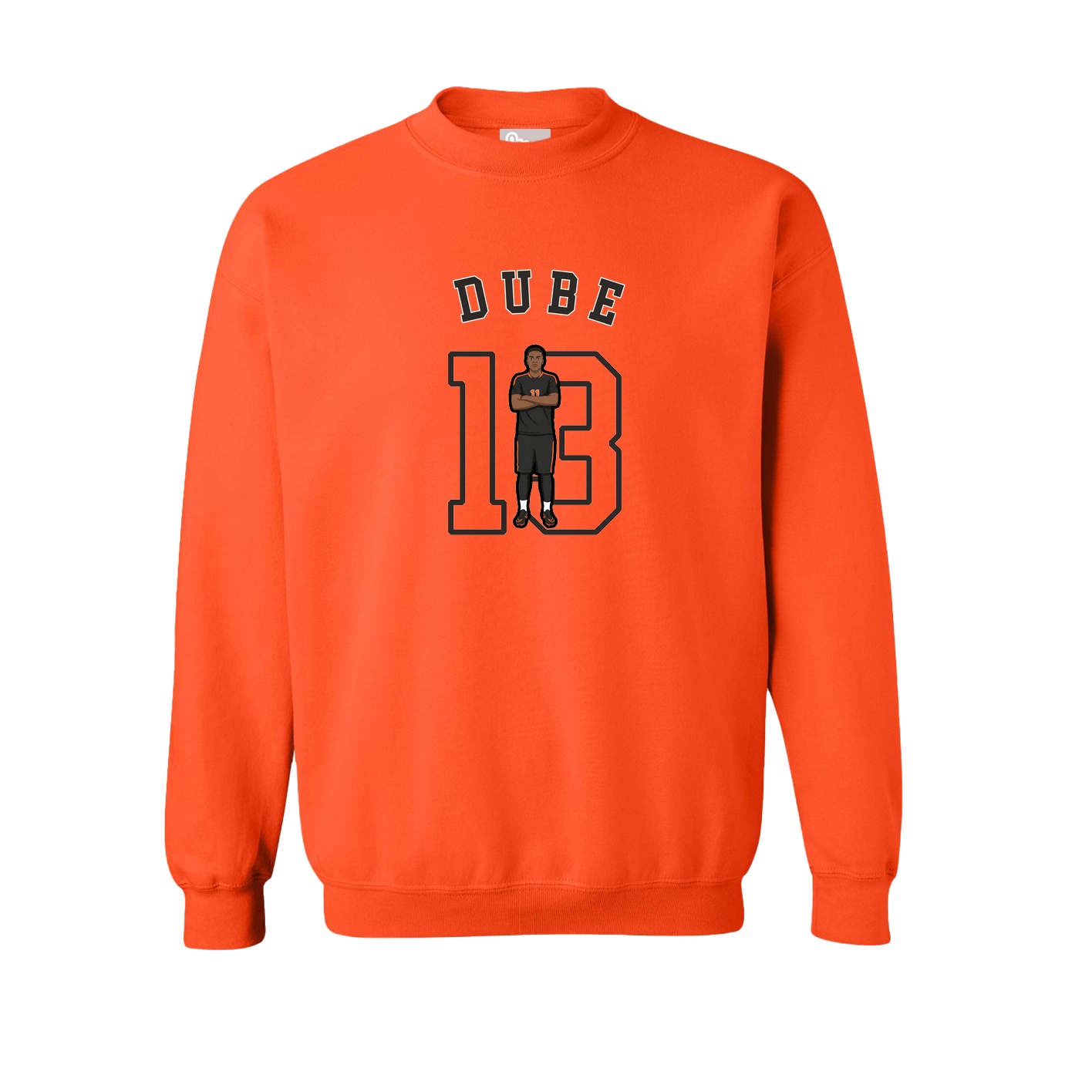 Fleece Crew — Shirsey Arch in Orange
