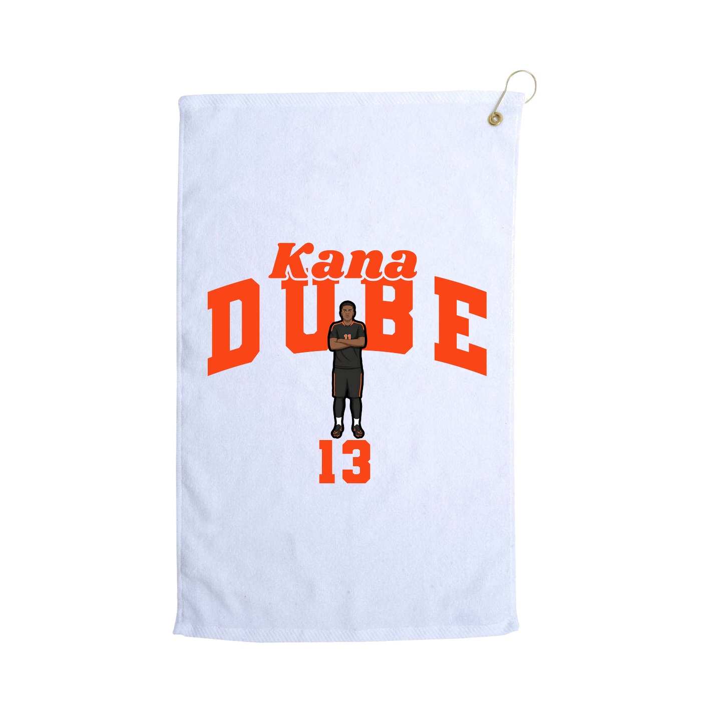 Golf Towel — Signature Arch in White