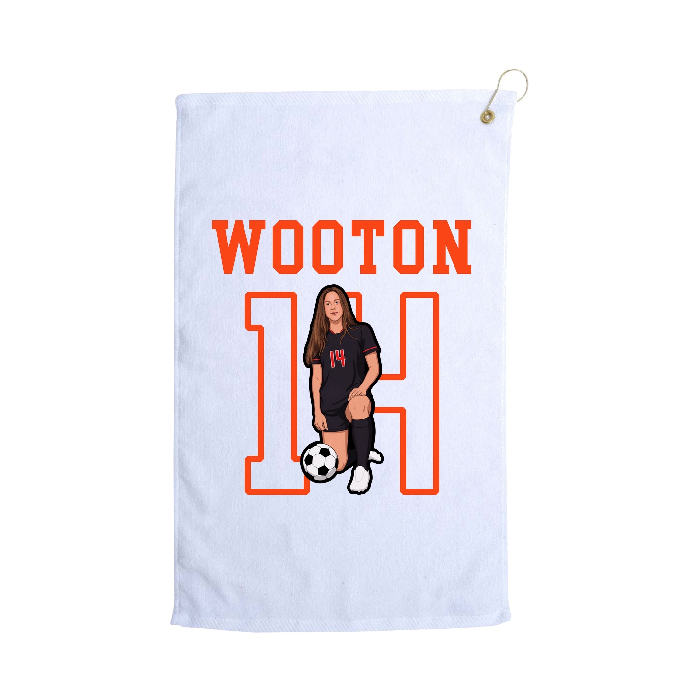Golf Towel — Shirsey in White