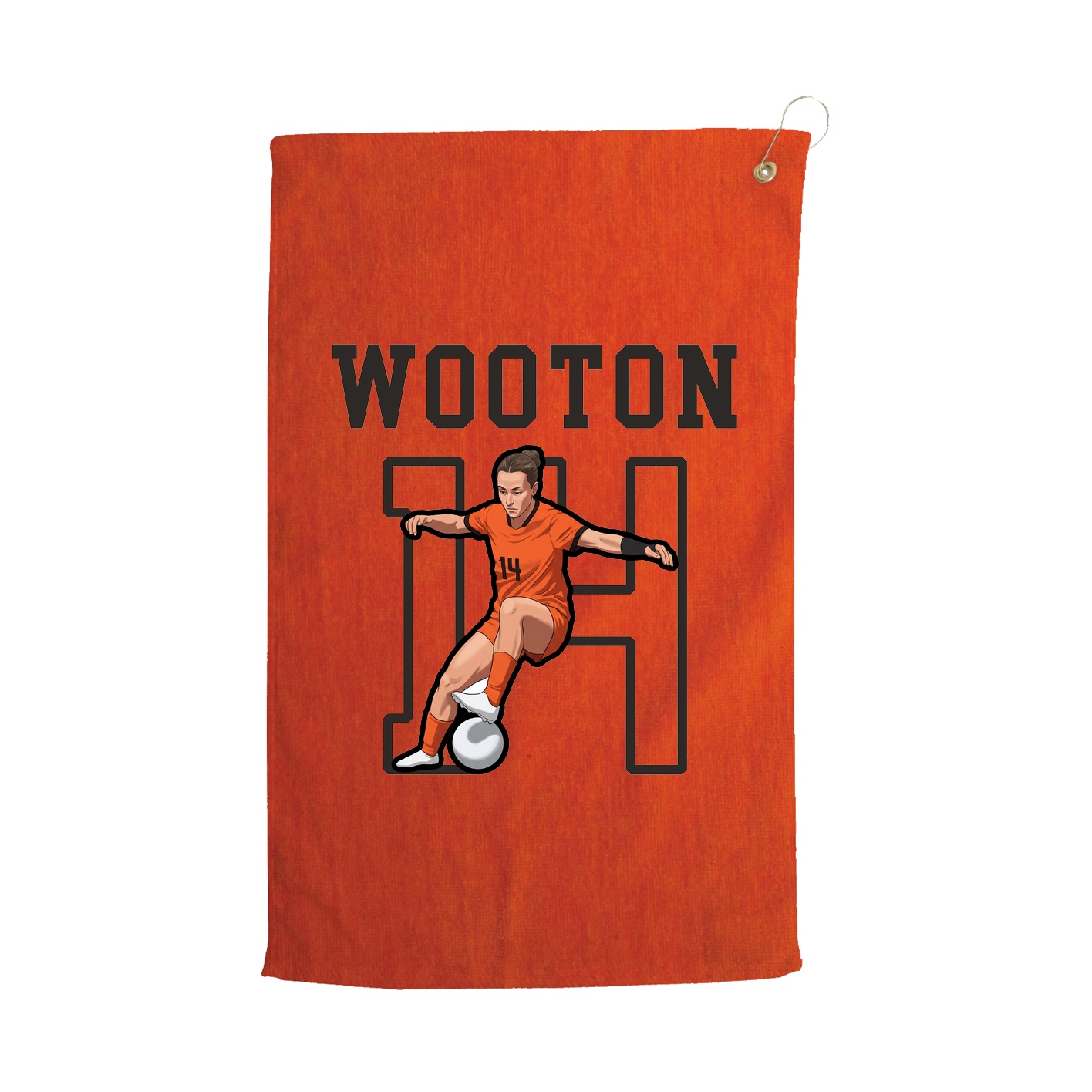 Golf Towel — Shirsey in Orange