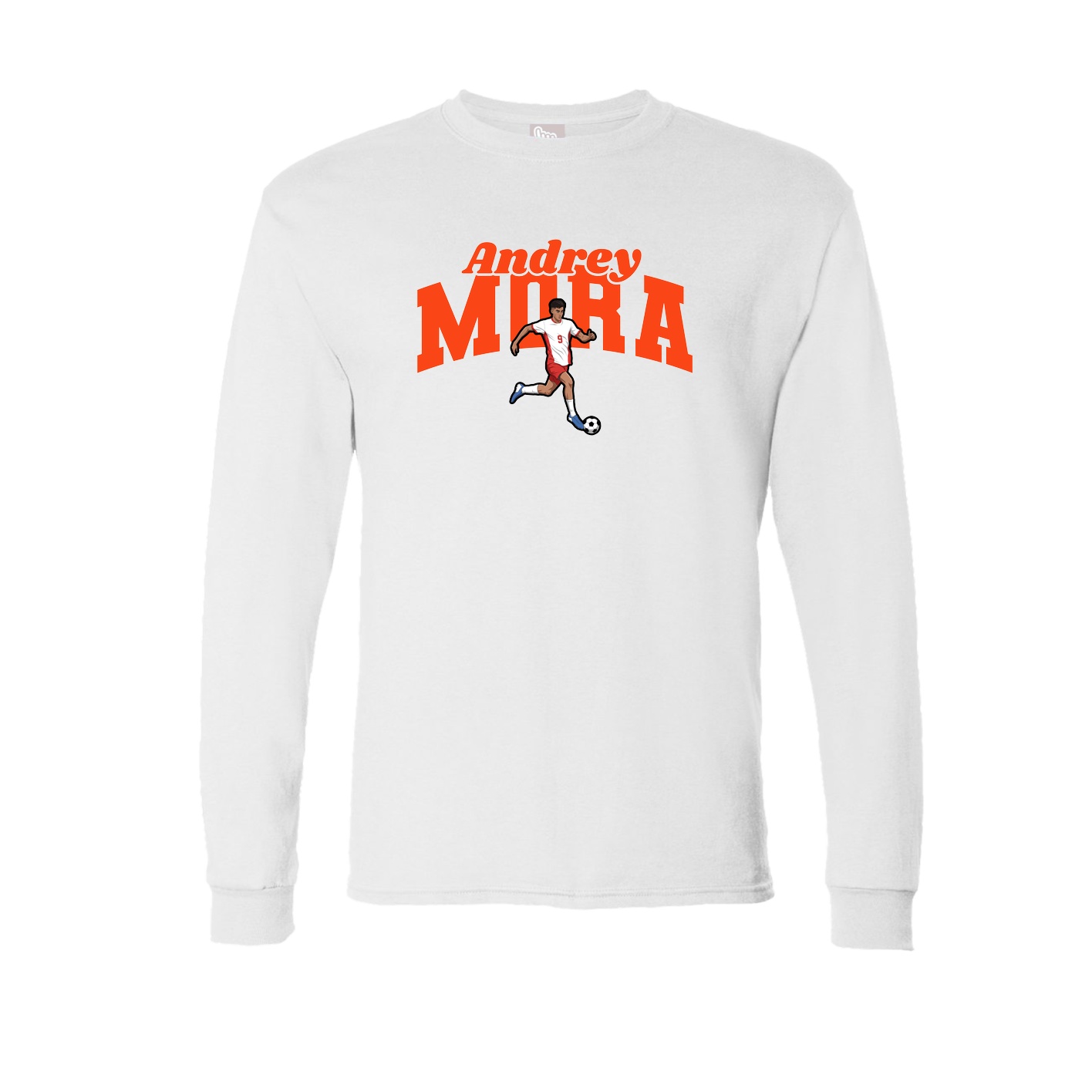 Long Sleeve Tee — Signature Arch in White