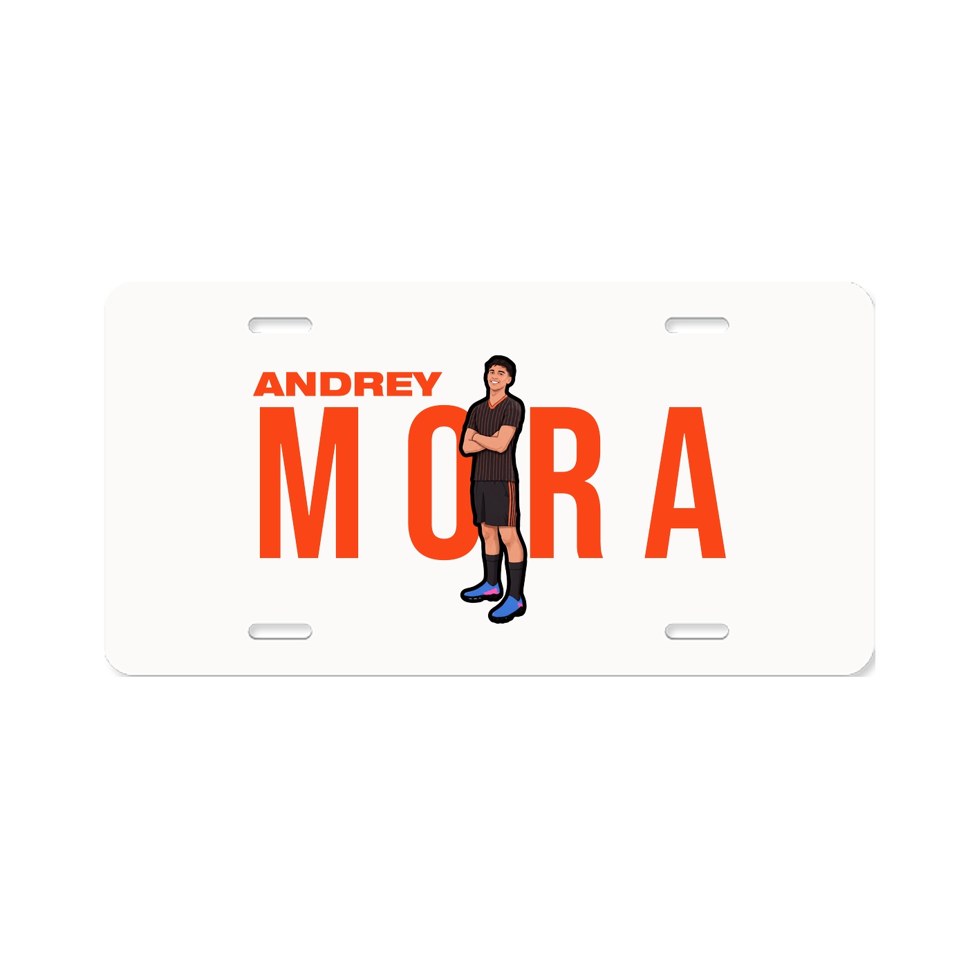 License Plate — Player Name in Classic