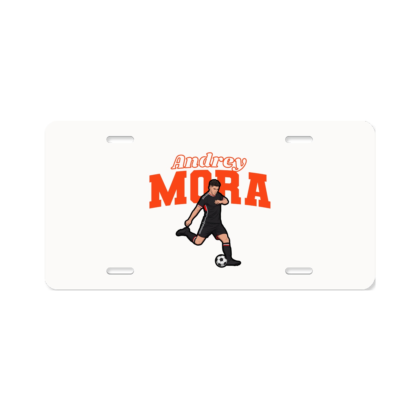 License Plate — Name Arch in Classic