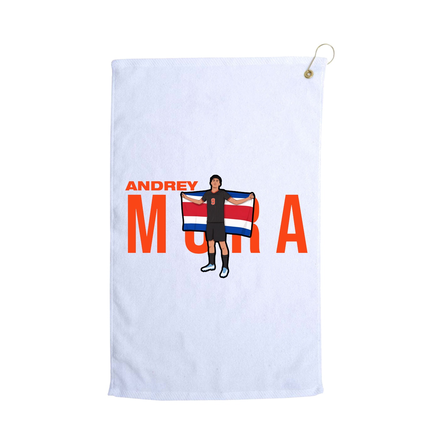 Golf Towel — Player Name in White