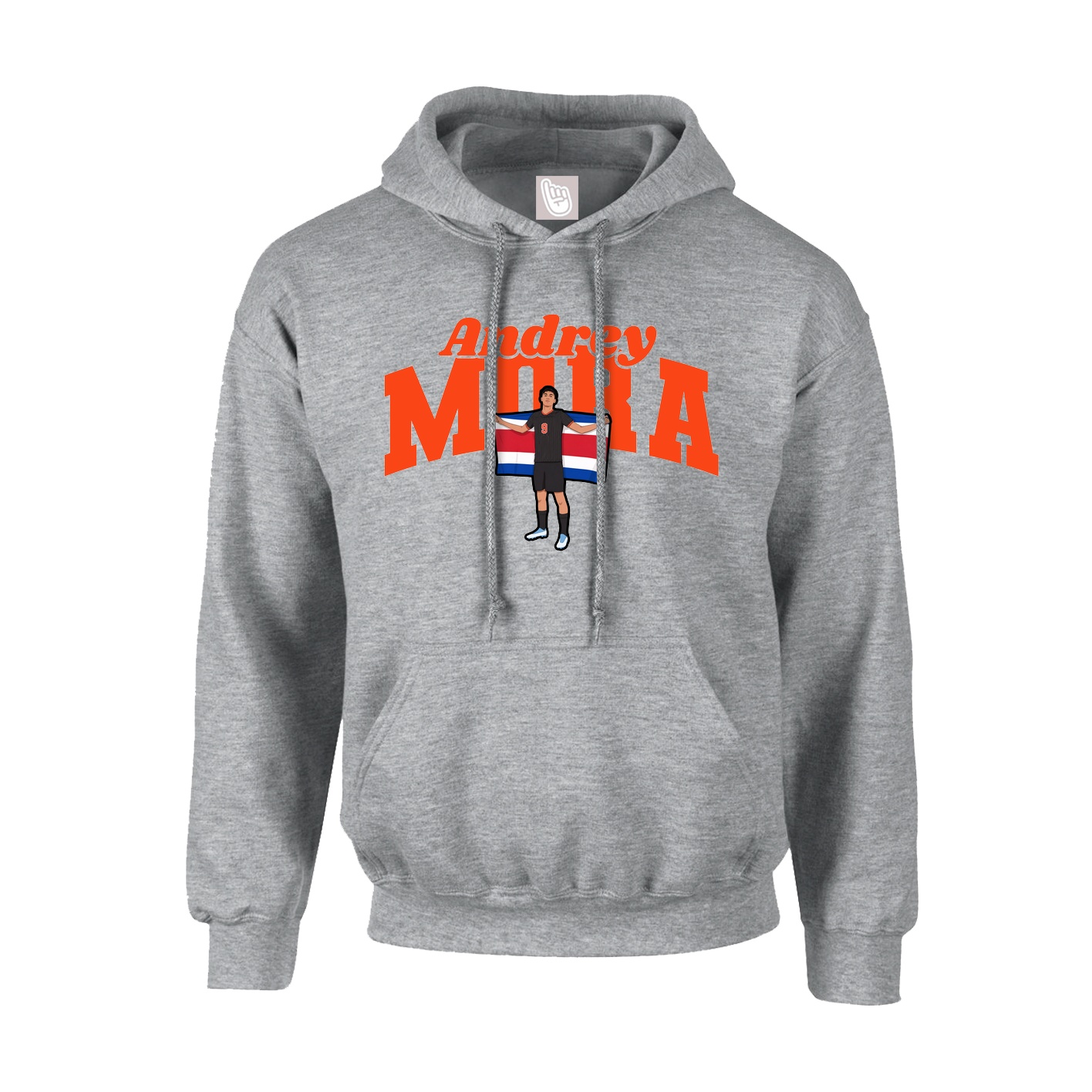 Hoodie — Signature Arch in Grey