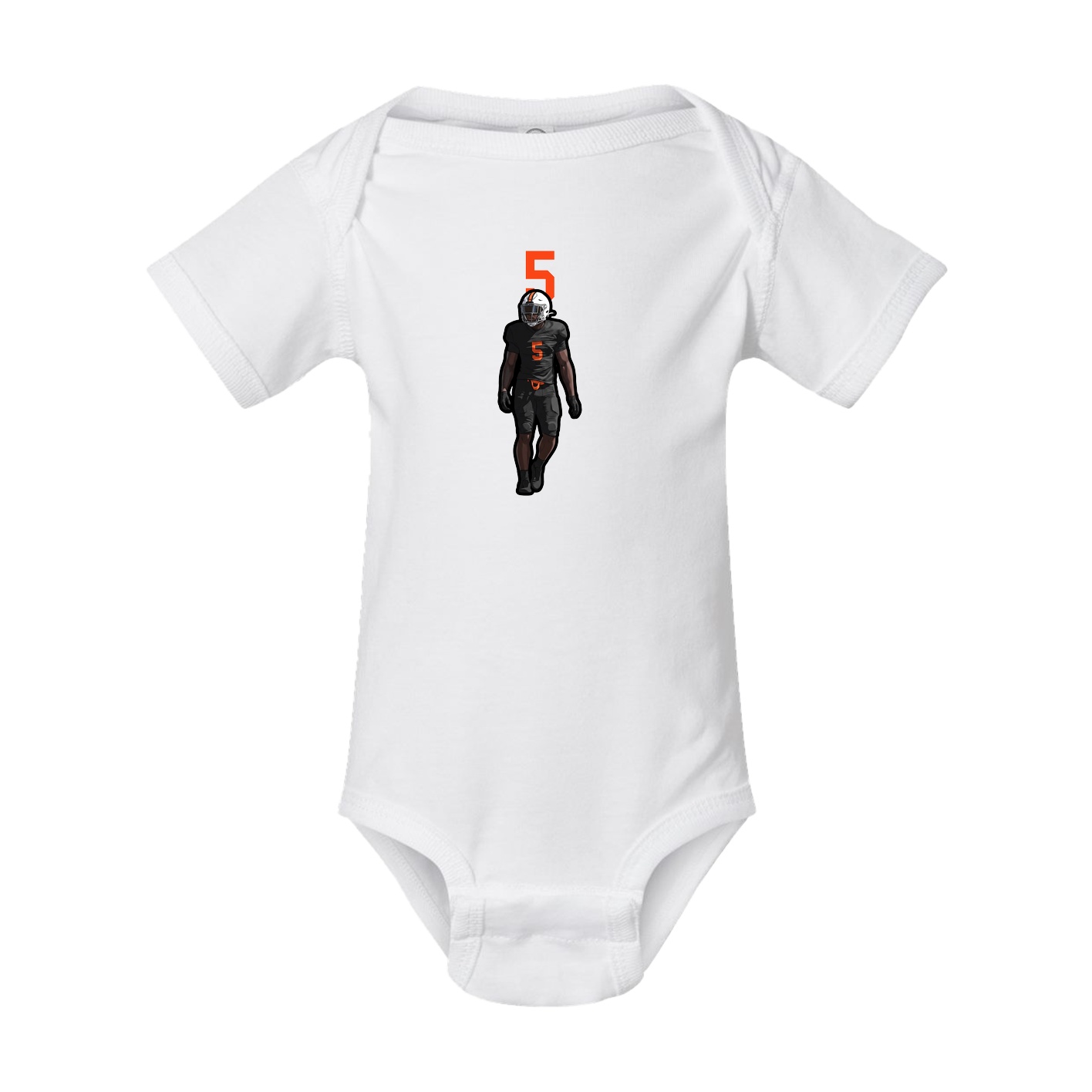 Baby Onesie — Number Top in White