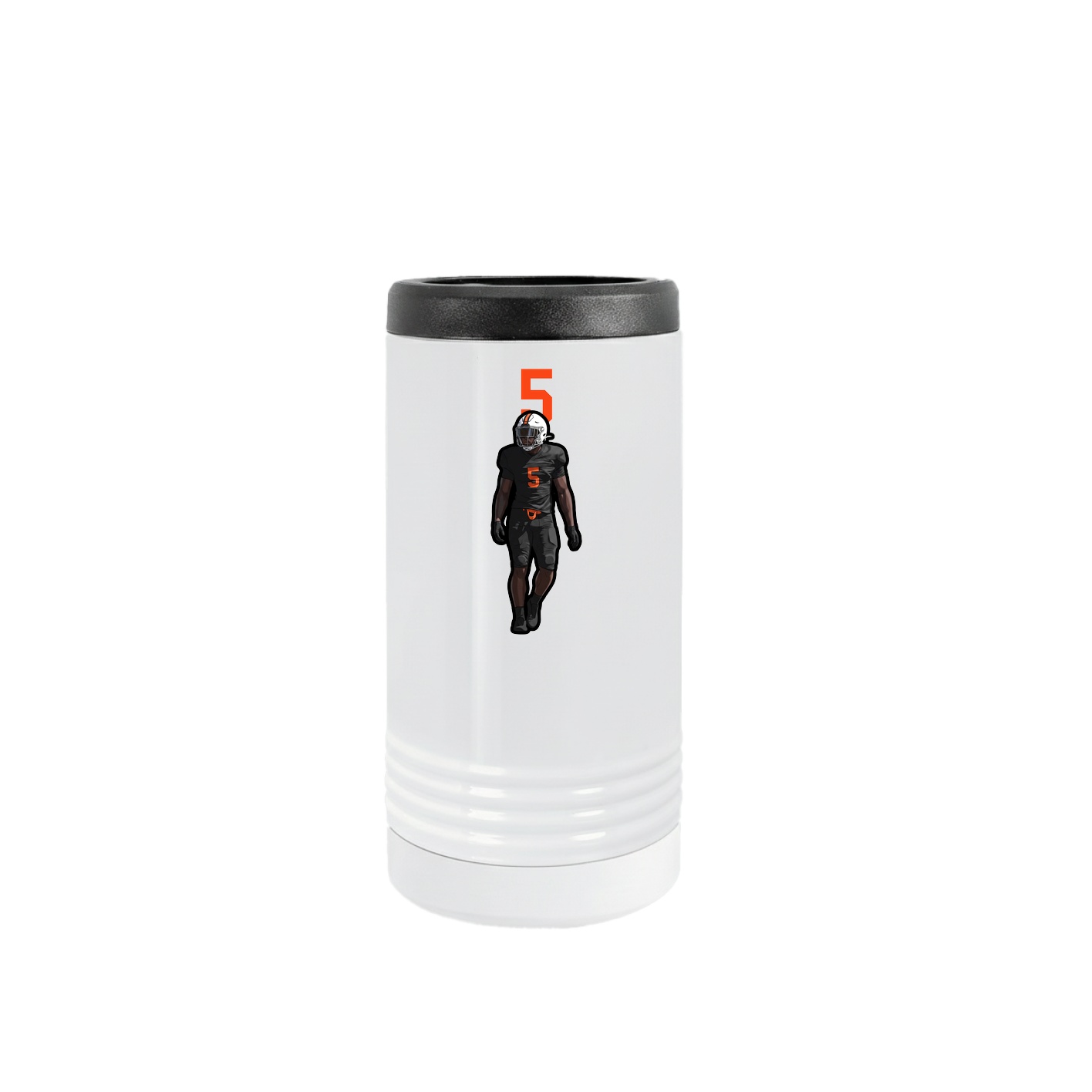 Slim Beverage Holder — Number Top in White