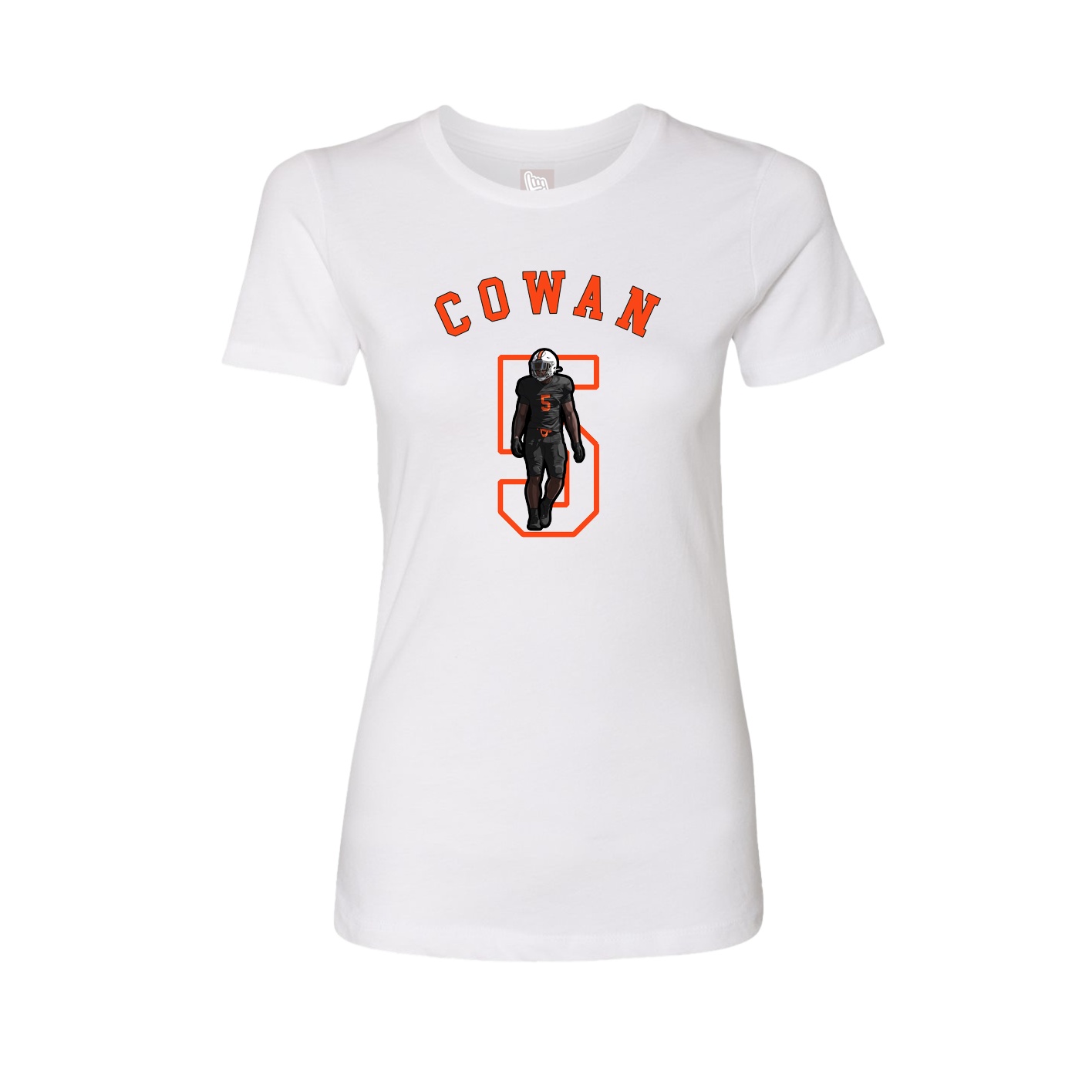 Fitted Women's Tee — Shirsey Arch in White