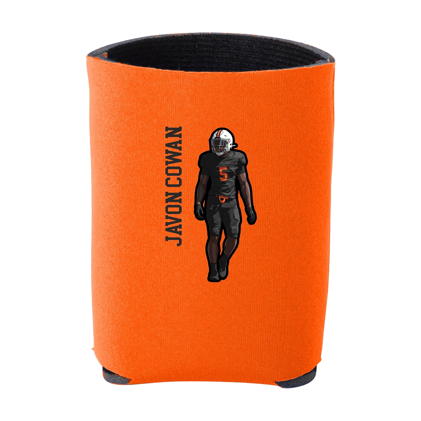 Can Holder — Name Vertical in Orange