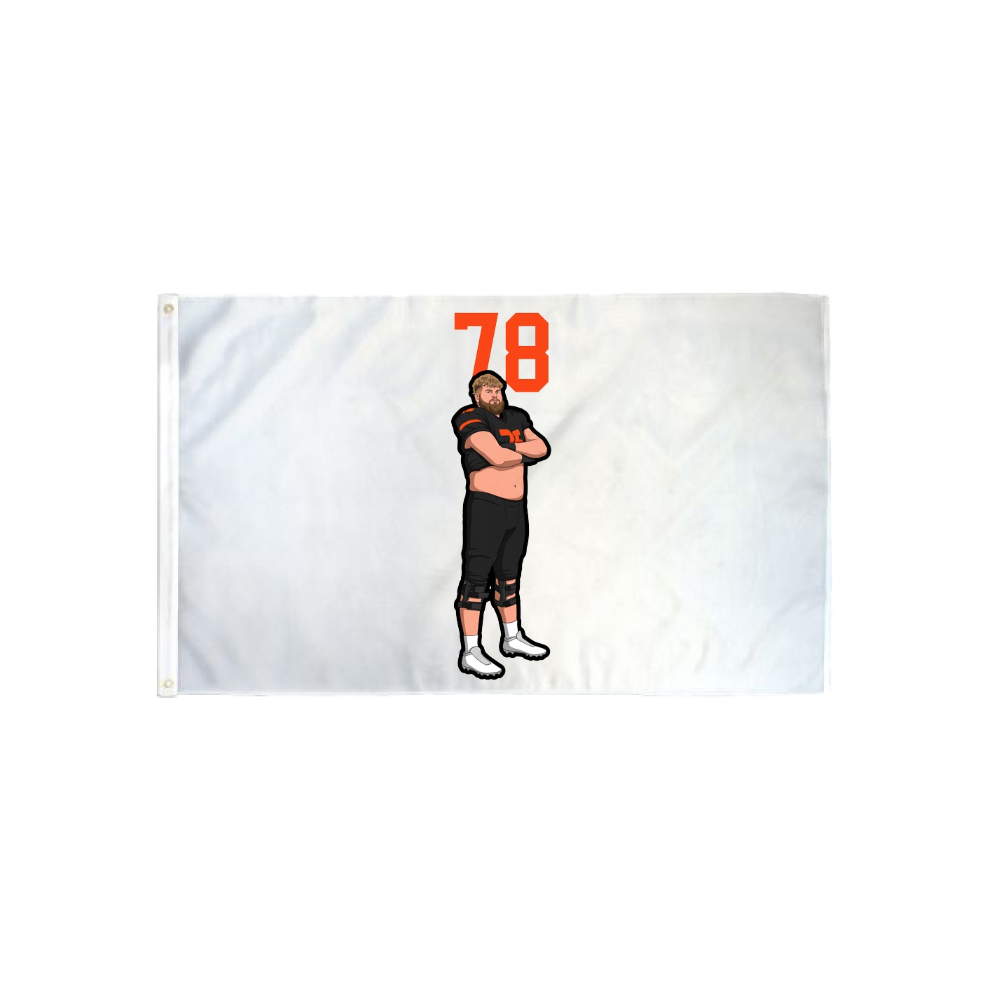 3x5 Flag — Number Top in Classic