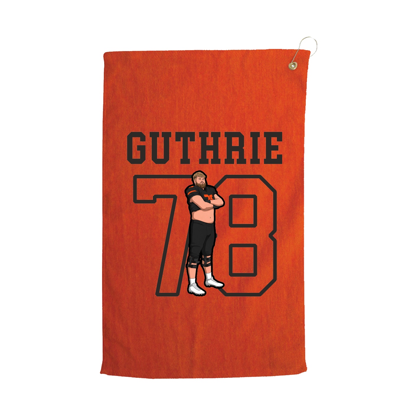 Golf Towel — Shirsey in Orange
