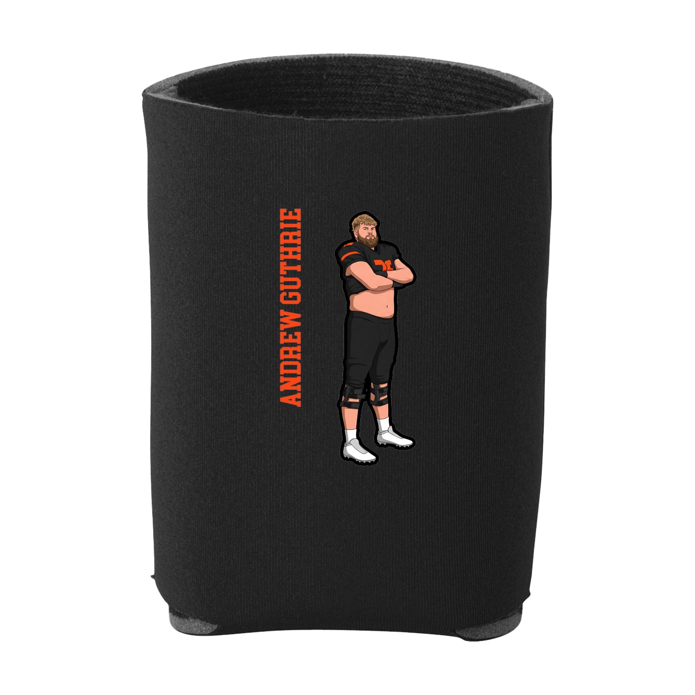 Can Holder — Name Vertical in Black