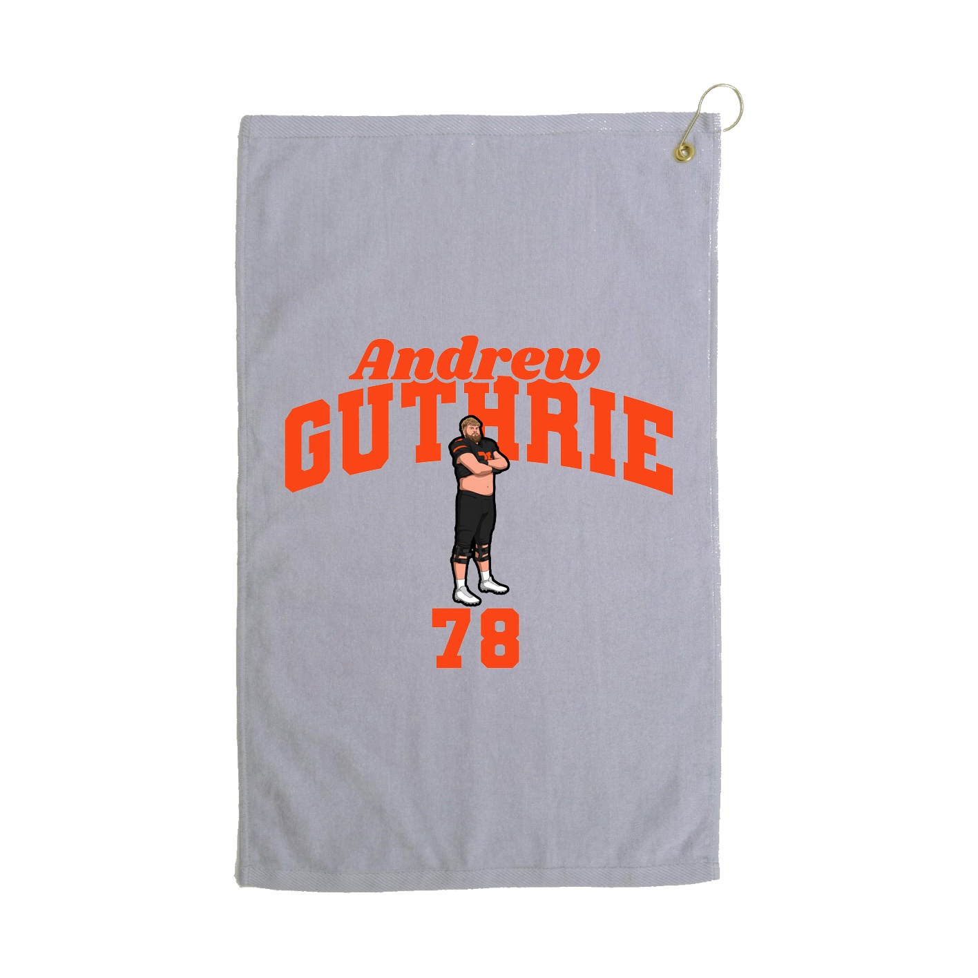 Golf Towel — Signature Arch in Grey
