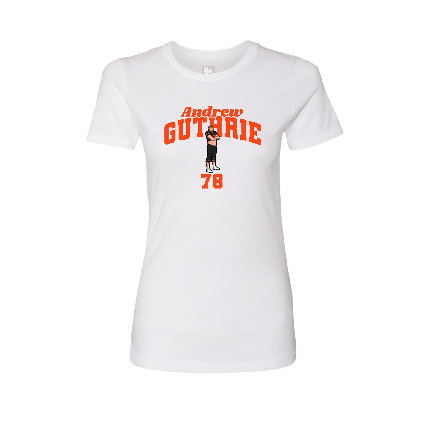 Womens Tee — Signature Arch in White
