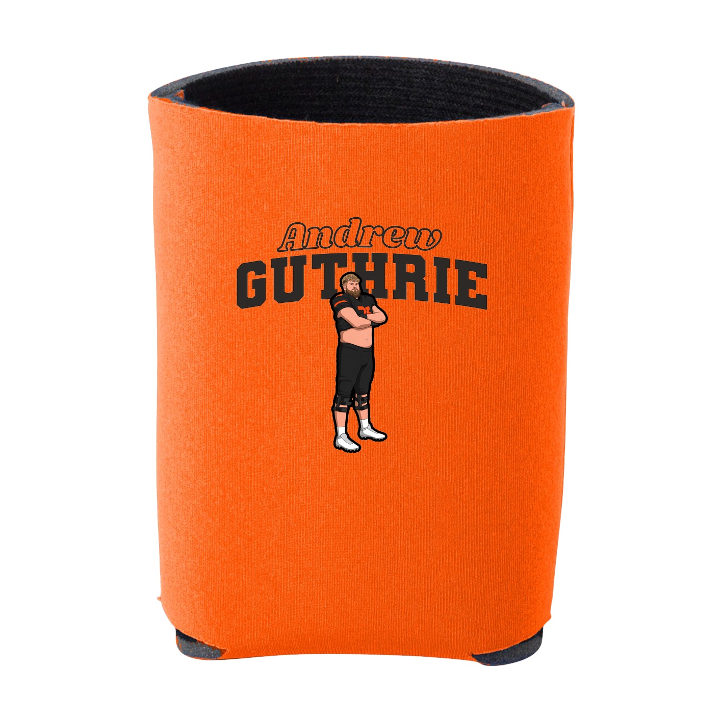 Can Holder — Name Arch in Orange
