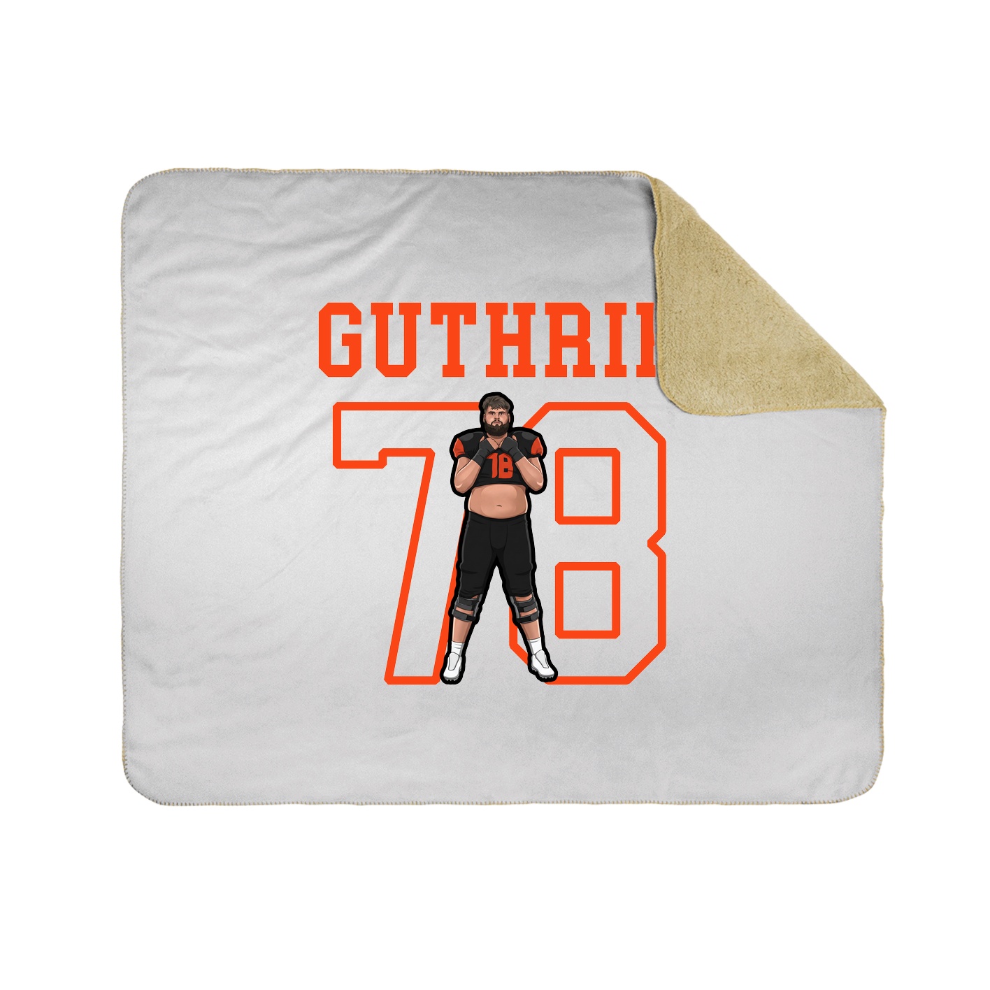 Throw Blanket — Shirsey in White