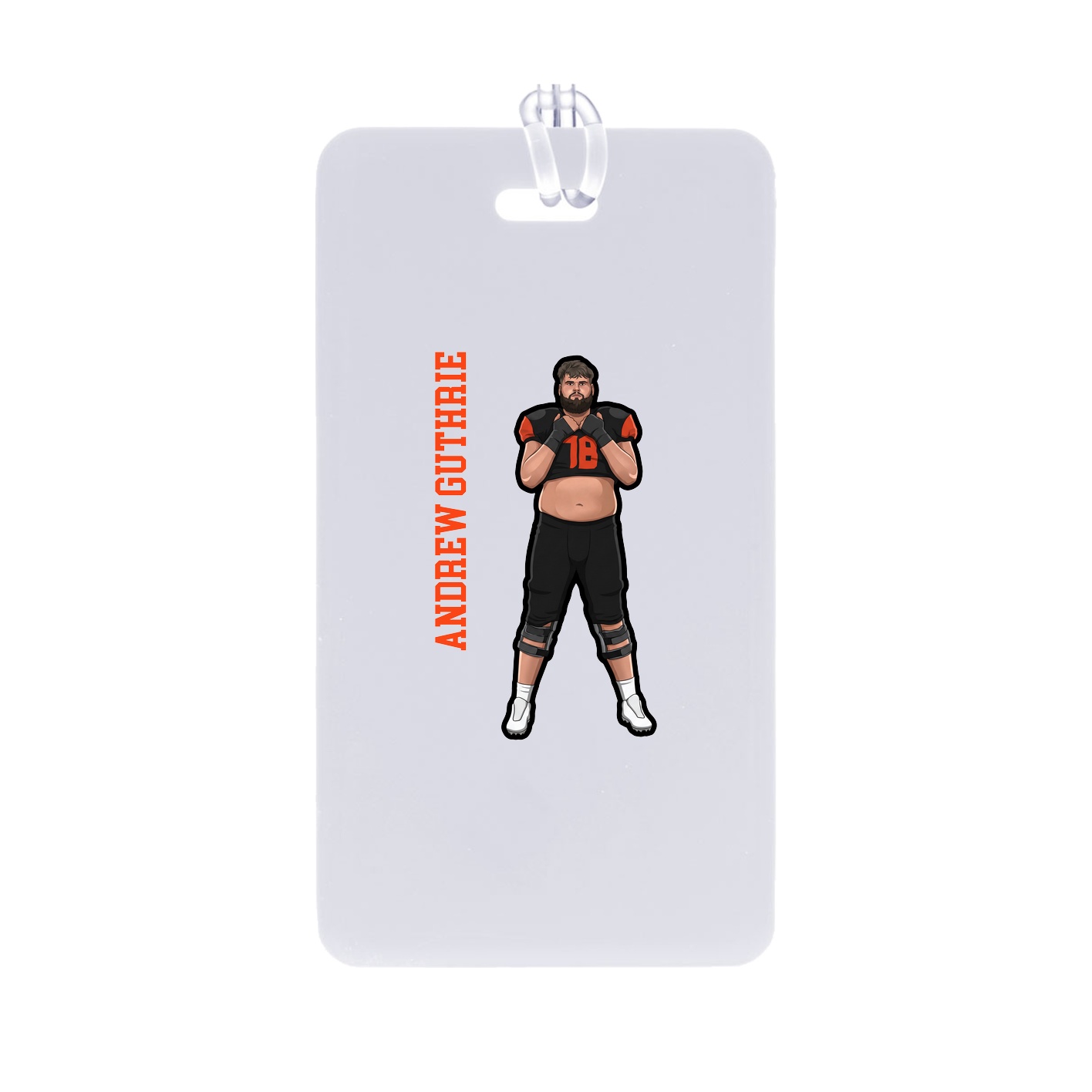 Bag Tag — Name Vertical in Classic