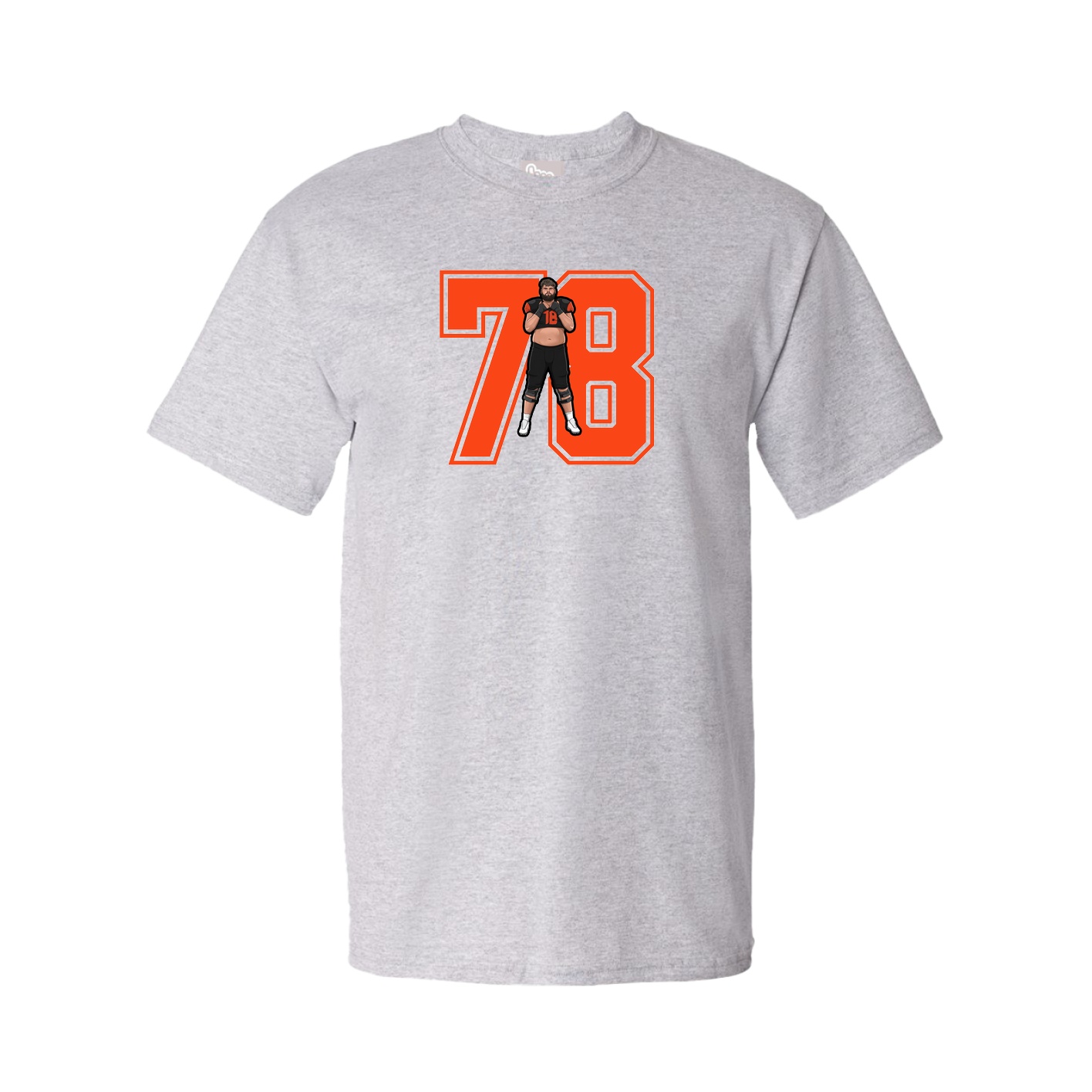 Youth Tee — Number in Grey