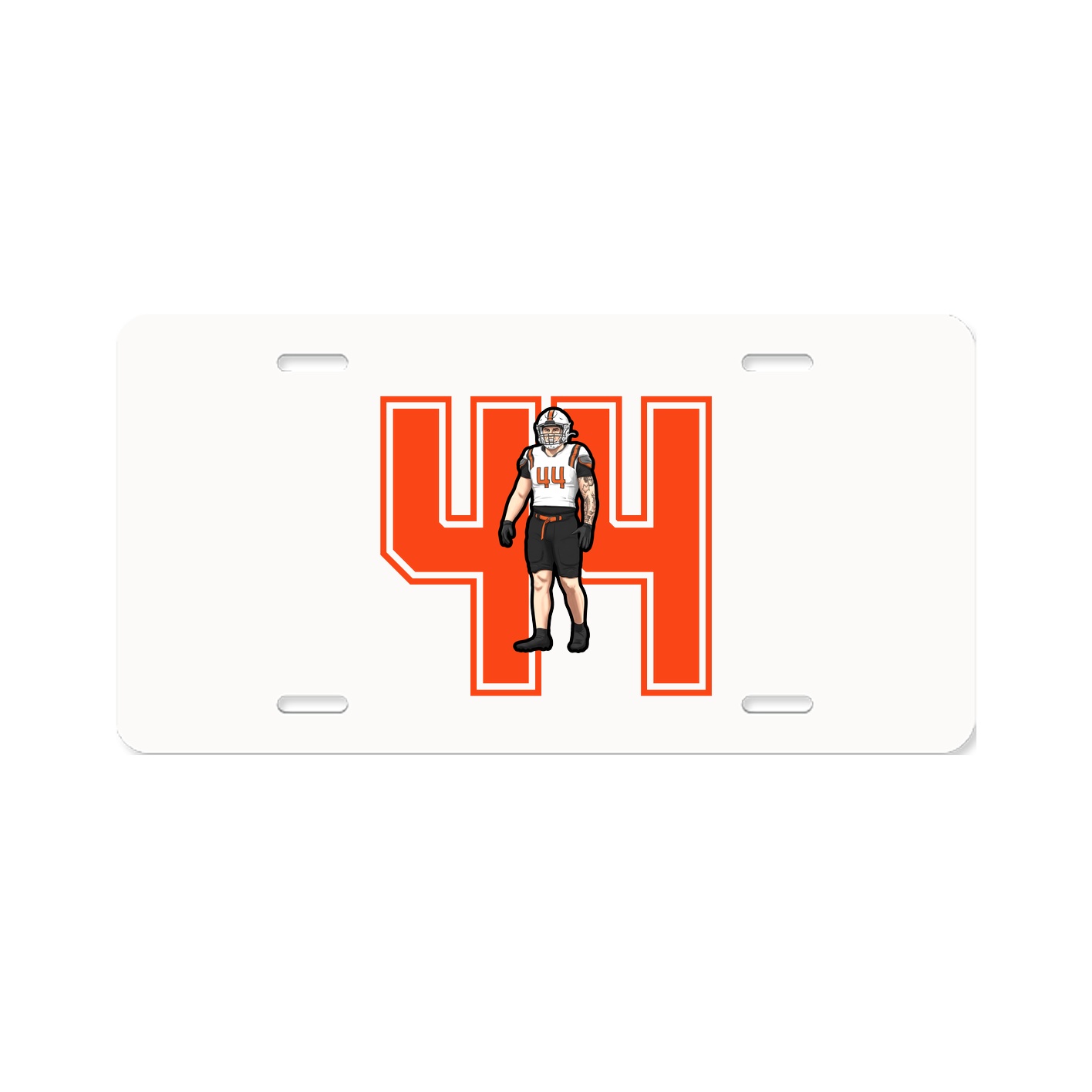 License Plate — Number in Classic