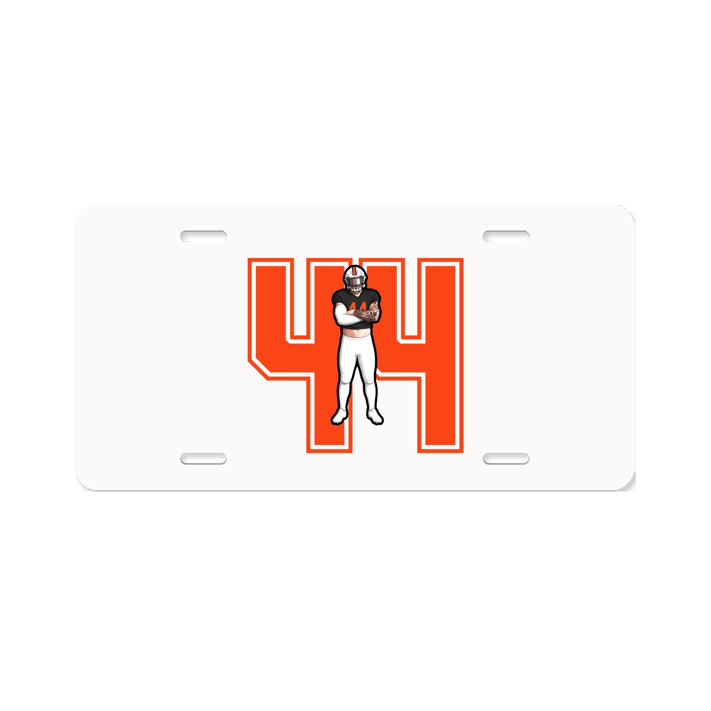 License Plate — Number in Classic