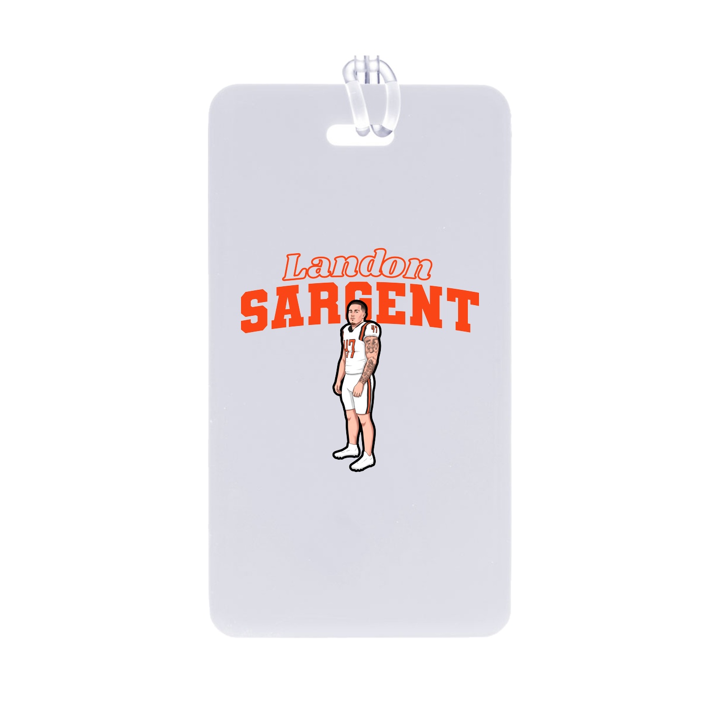 Bag Tag — Name Arch in Classic