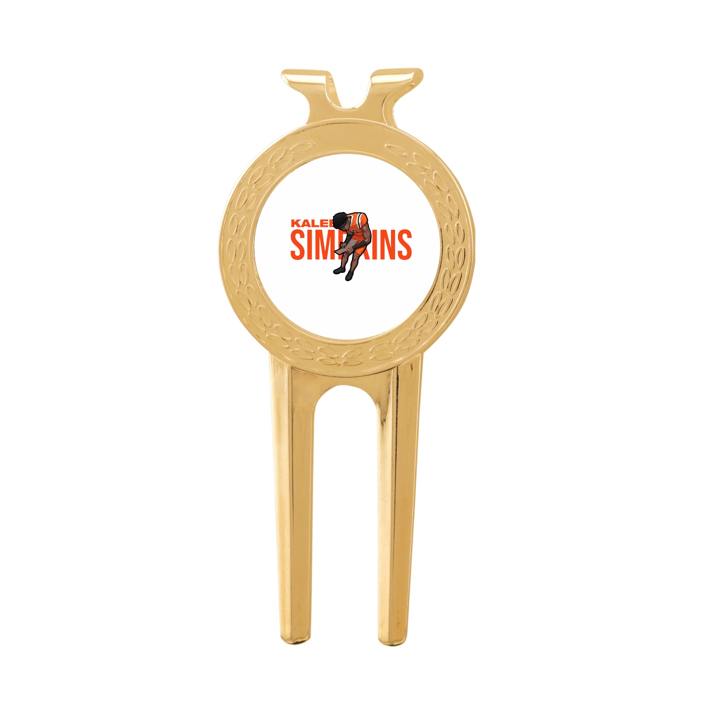 Divot Tool with Ball Marker — Player Name in Classic