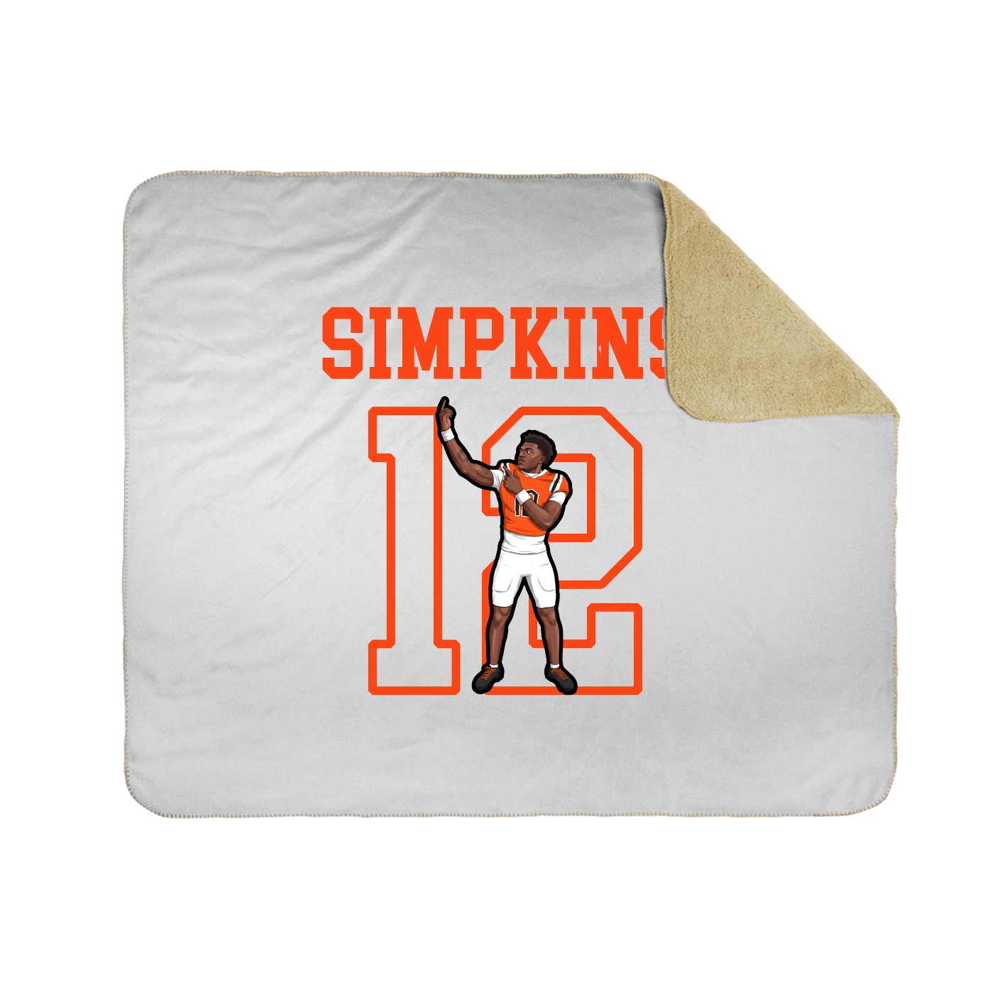Throw Blanket — Shirsey in White