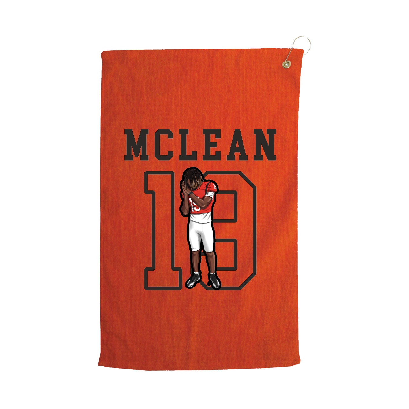 Golf Towel — Shirsey in Orange