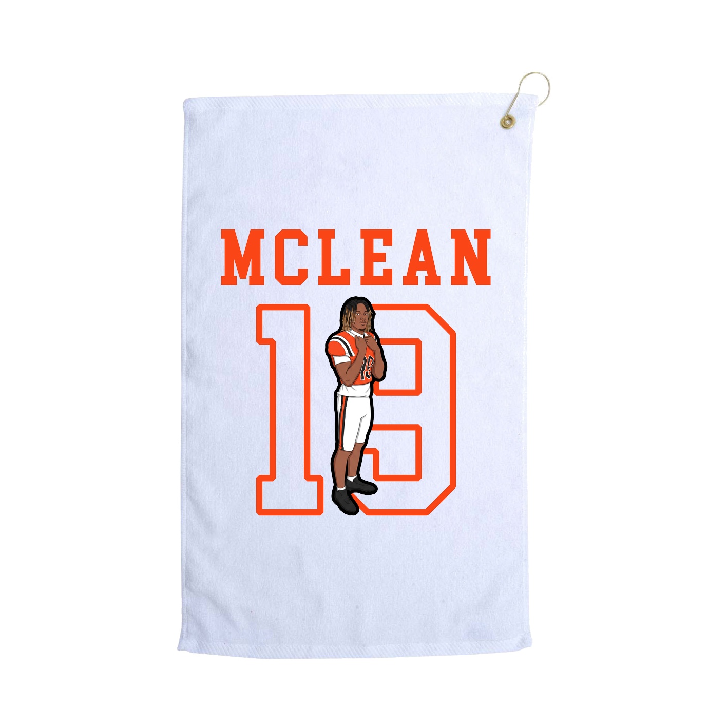 Golf Towel — Shirsey in White