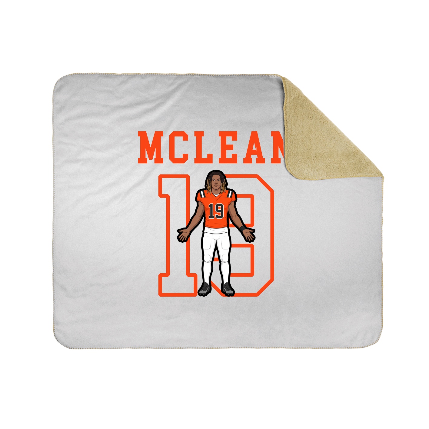 Throw Blanket — Shirsey in White