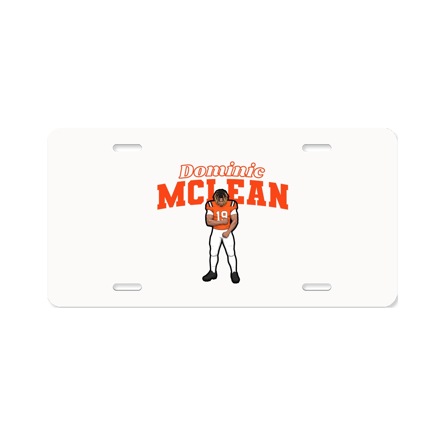 License Plate — Name Arch in Classic
