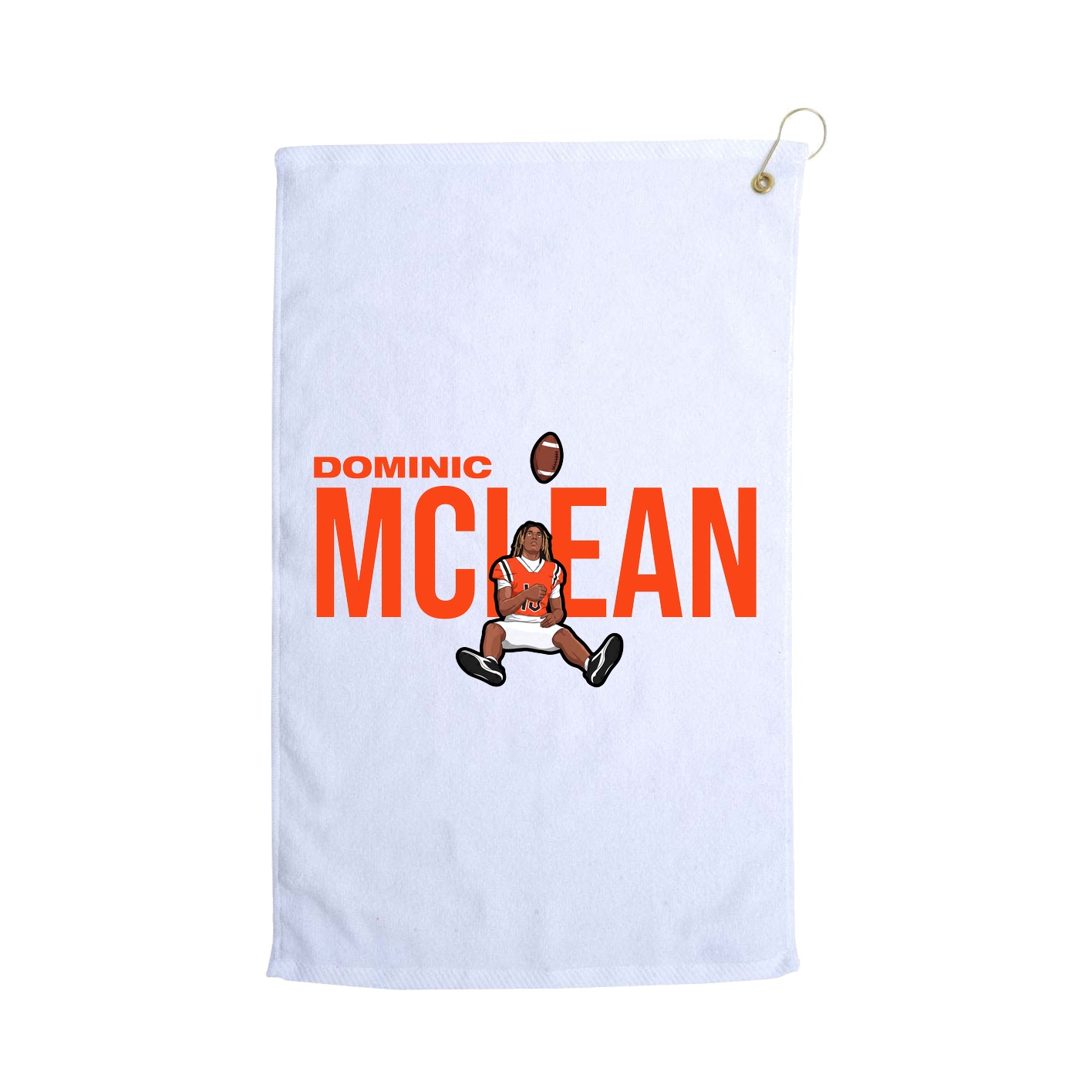 Golf Towel — Player Name in White