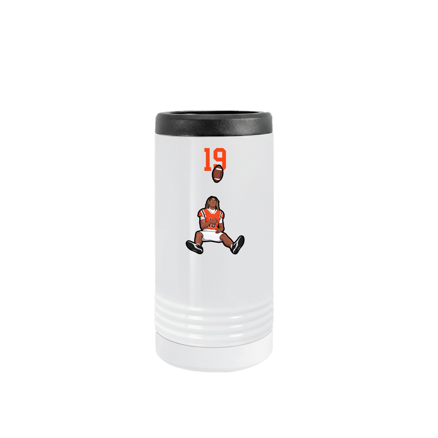 Slim Beverage Holder — Number Top in White
