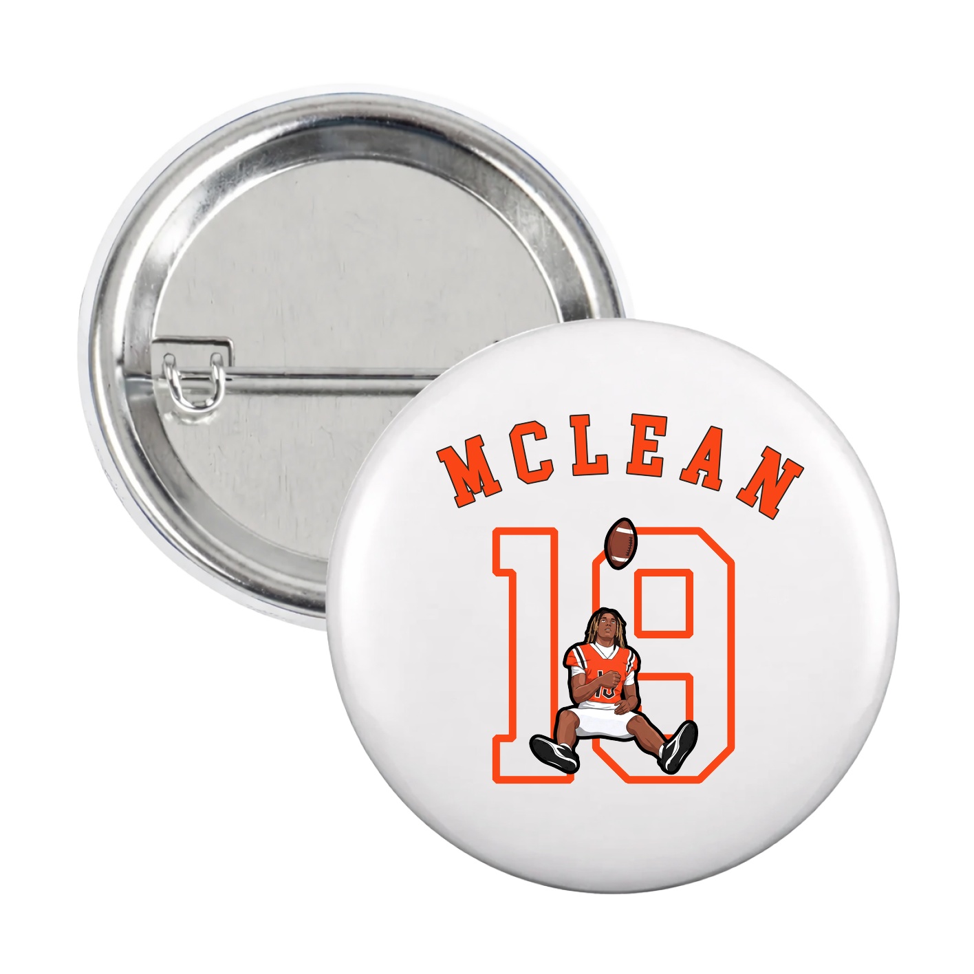 Game Day Button — Shirsey Arch in White