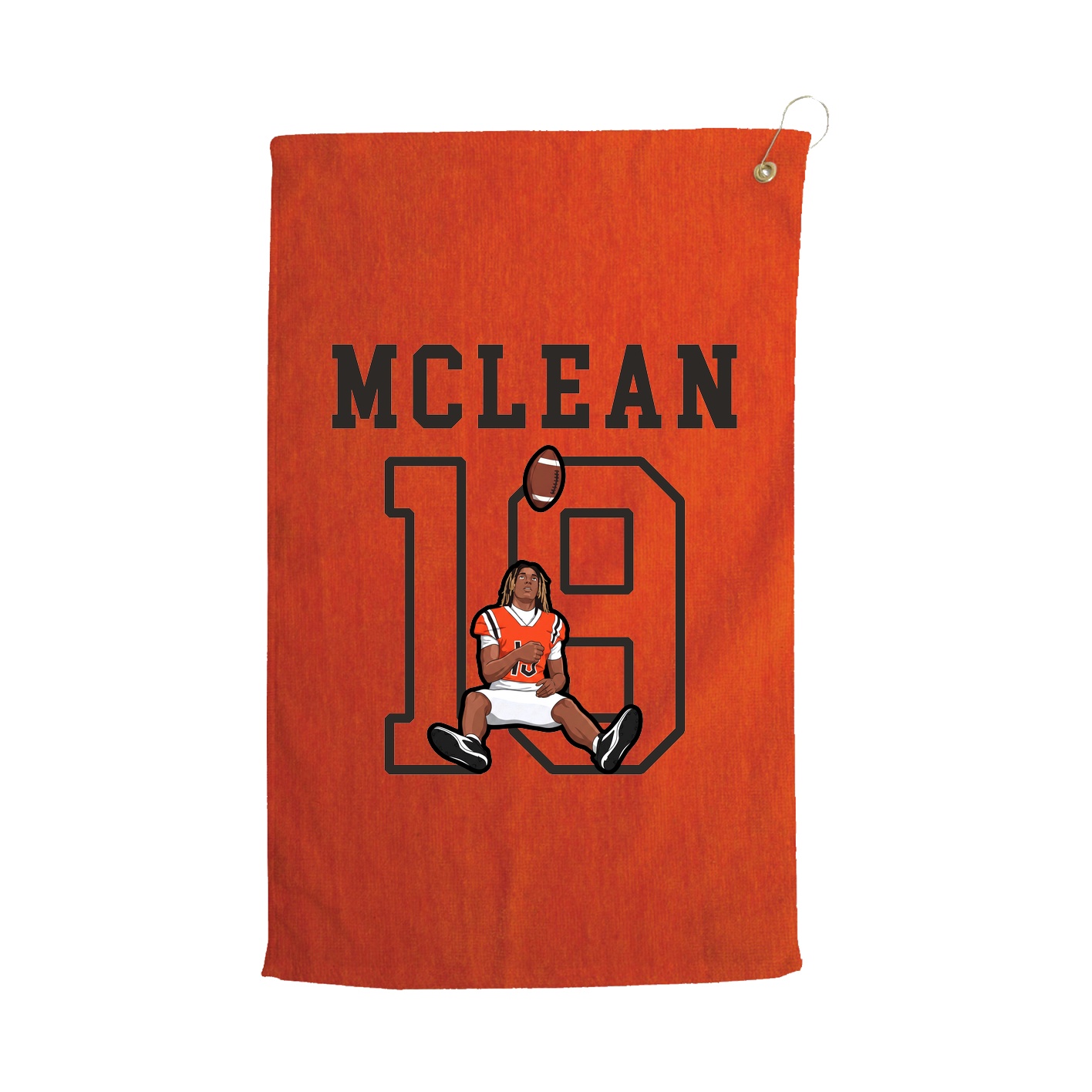 Golf Towel — Shirsey in Orange
