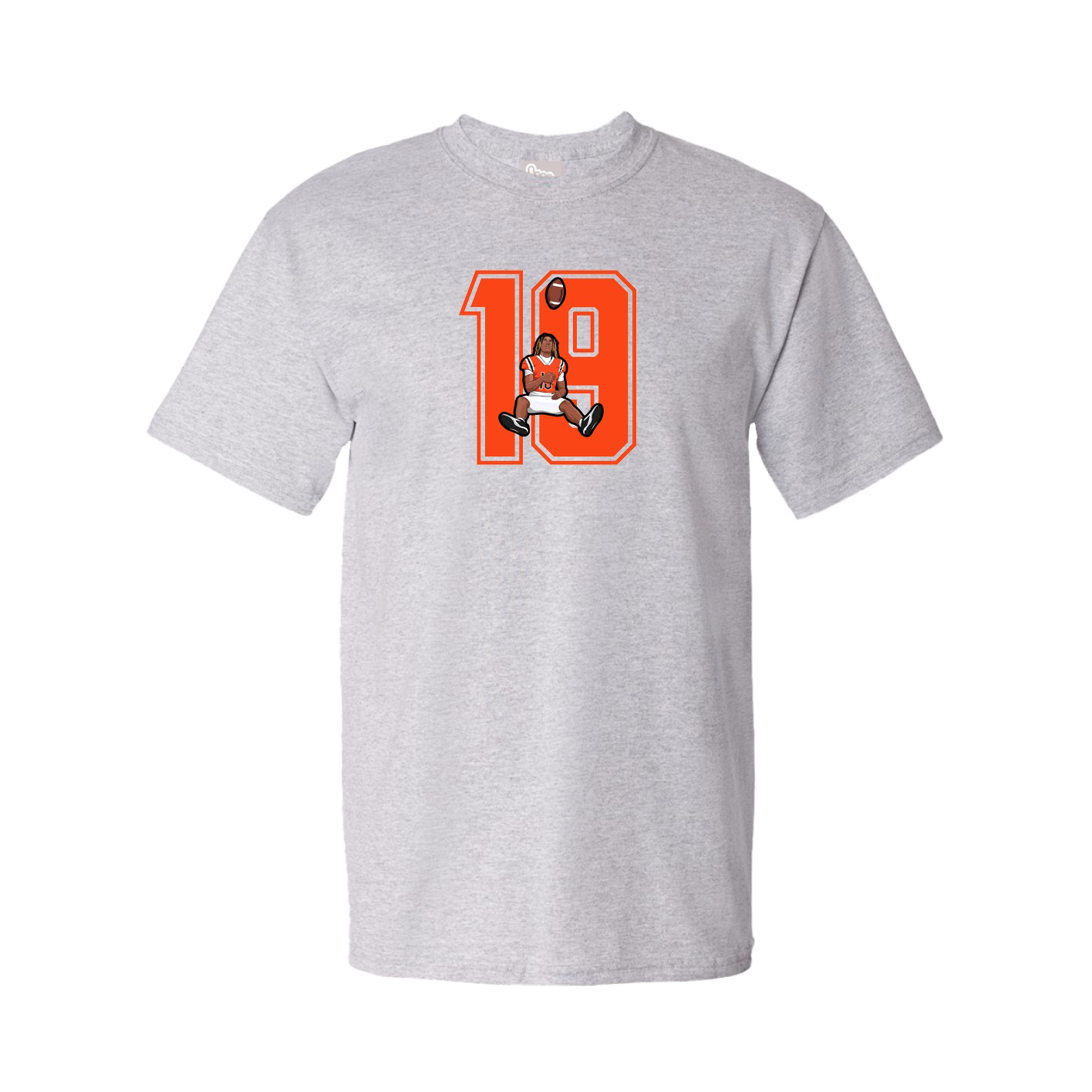 Youth Tee — Number in Grey