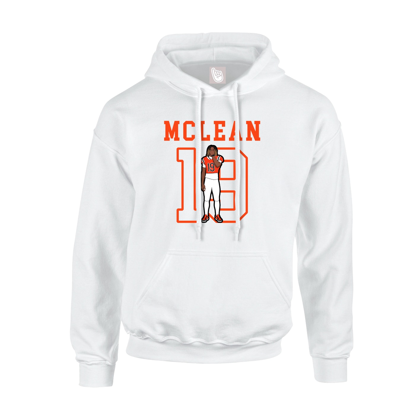 Hoodie — Shirsey in White