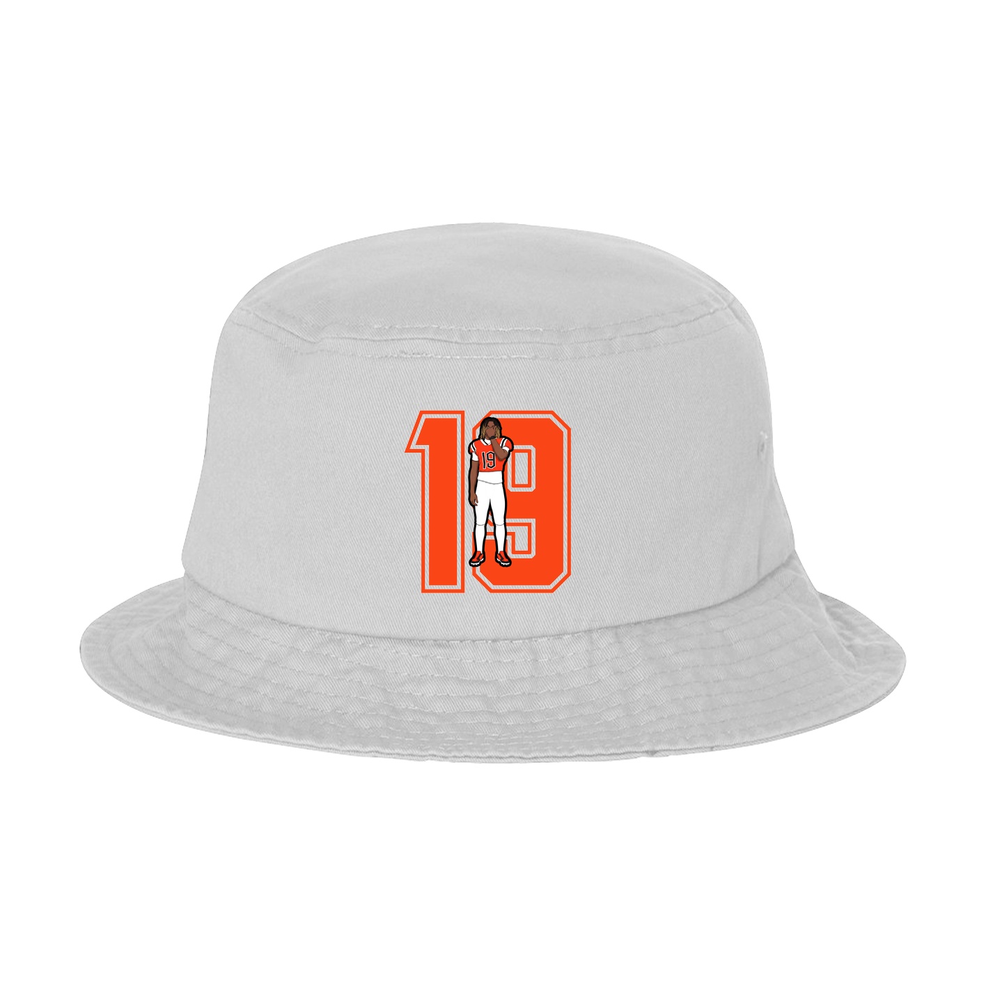Bucket Cap — Number in White