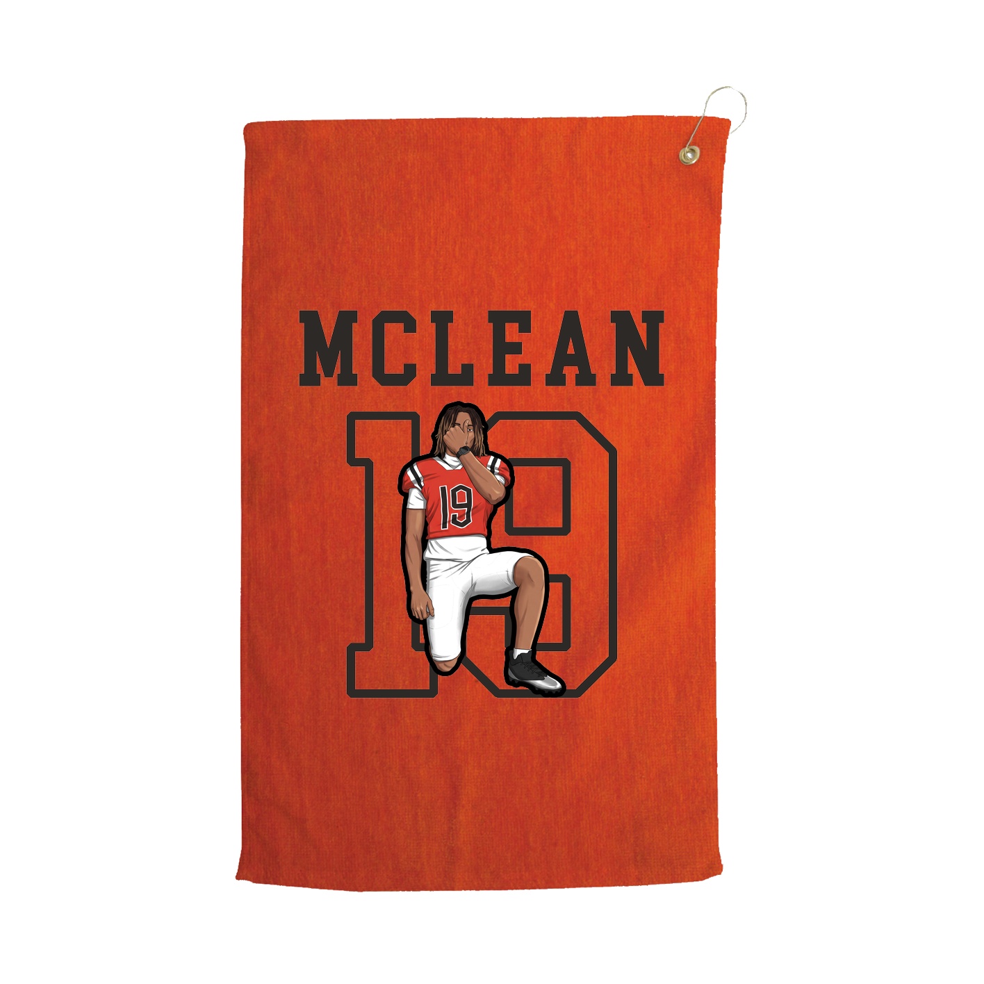 Golf Towel — Shirsey in Orange