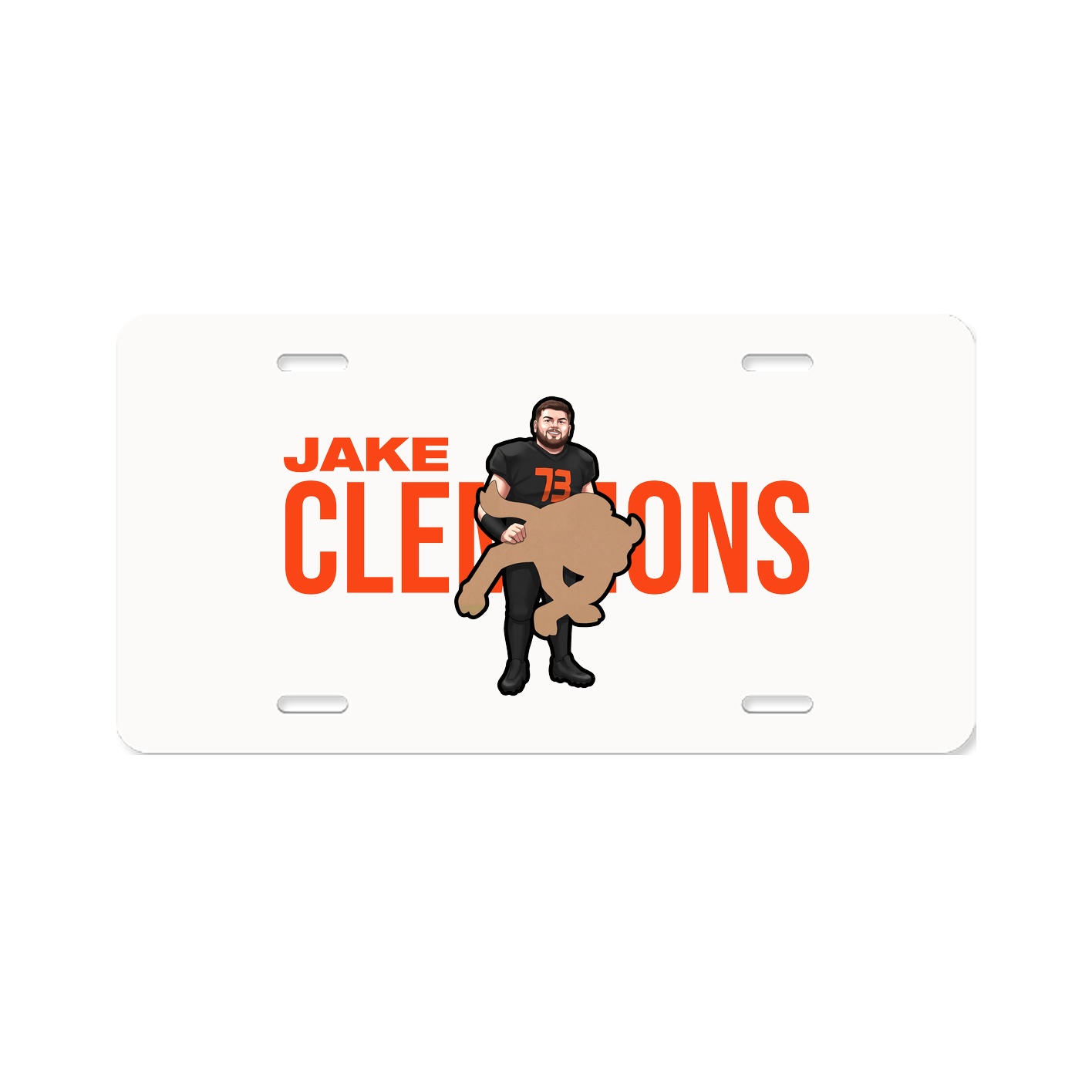 License Plate — Player Name in Classic