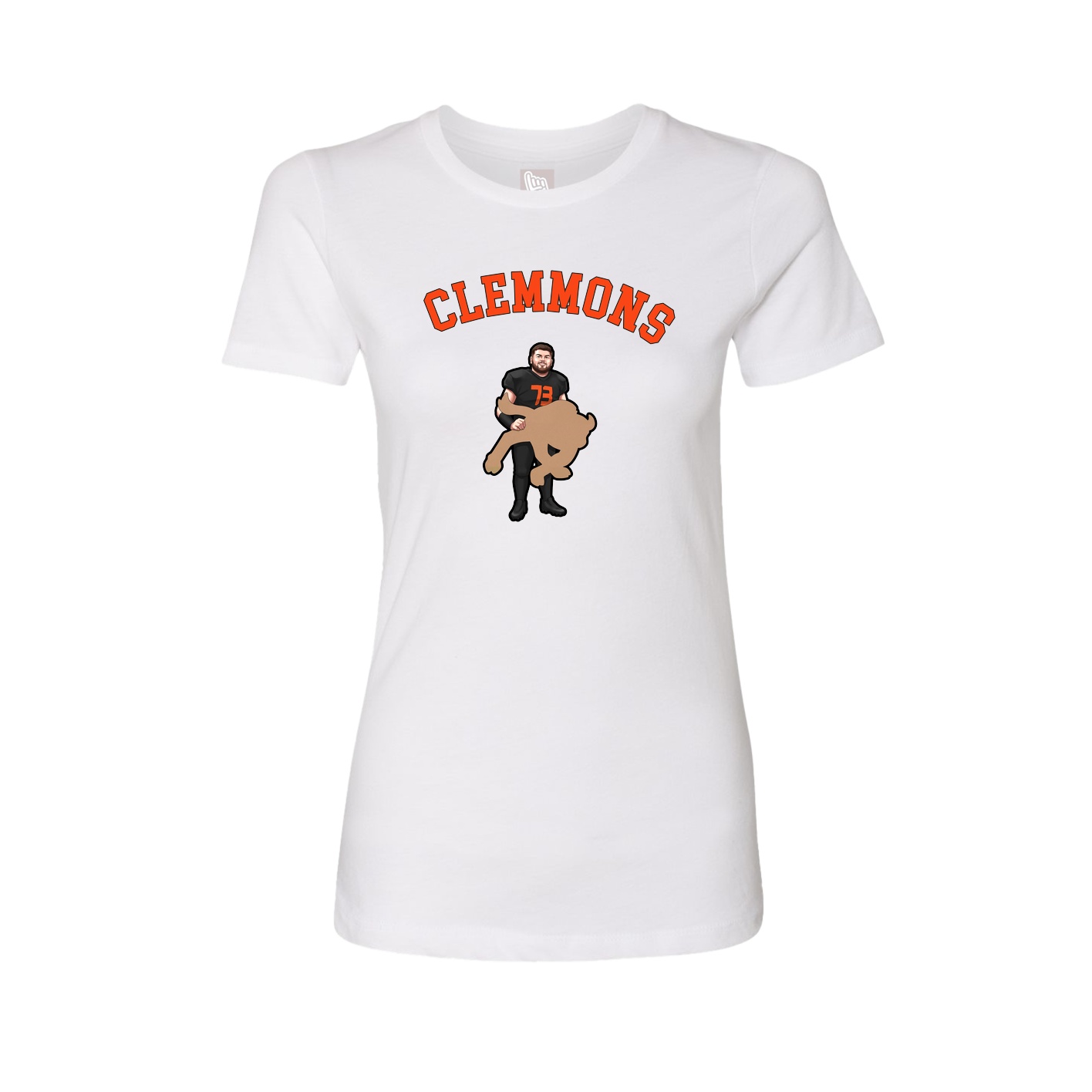 Fitted Women's Tee — Shirsey Arch in White
