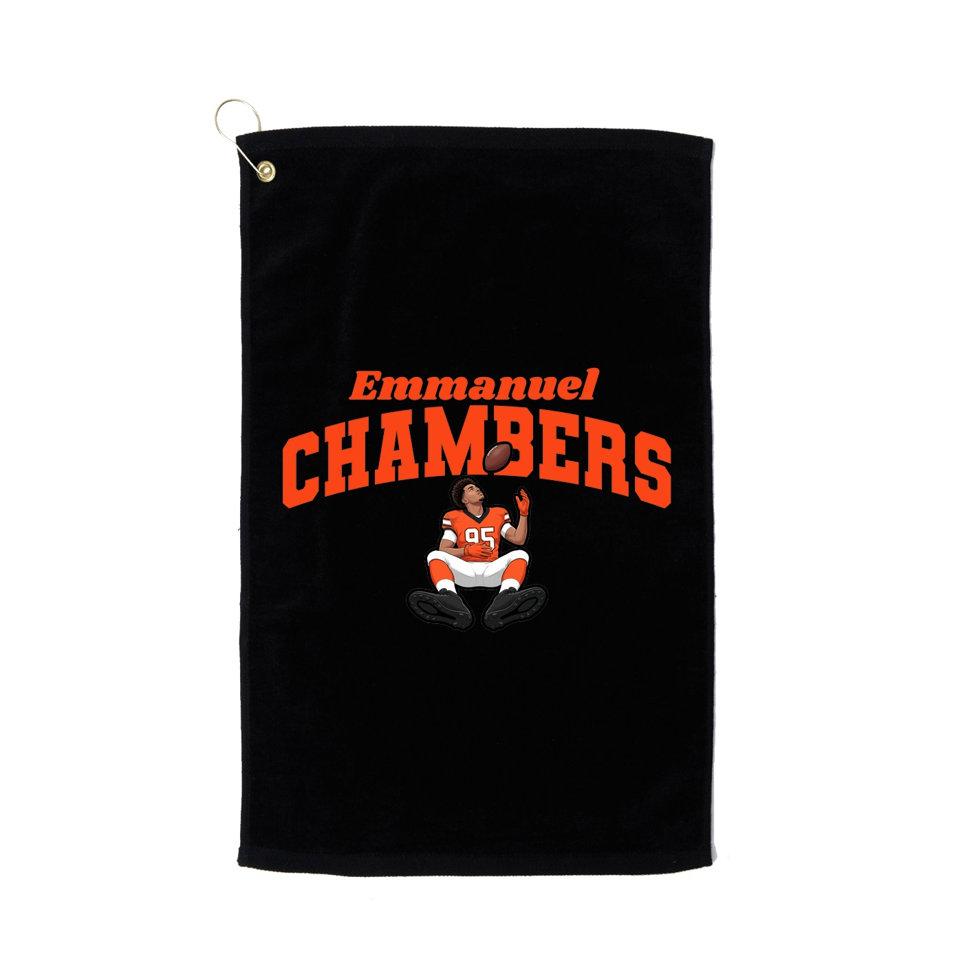 Golf Towel — Signature Arch in Black