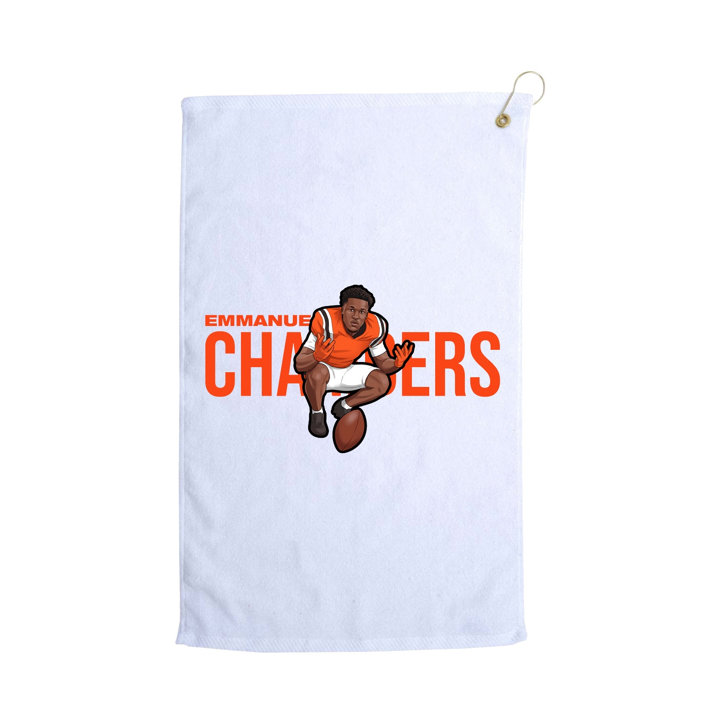 Golf Towel — Player Name in White