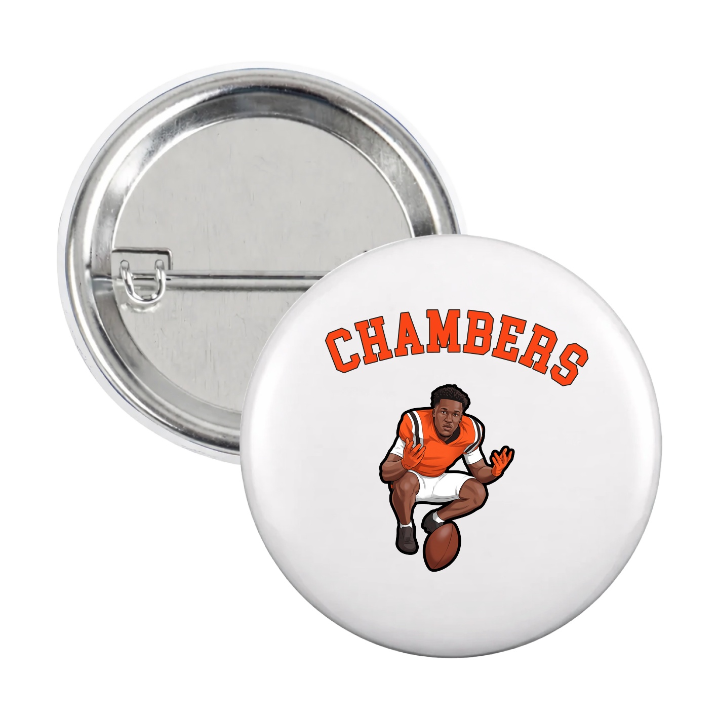 Game Day Button — Shirsey Arch in White