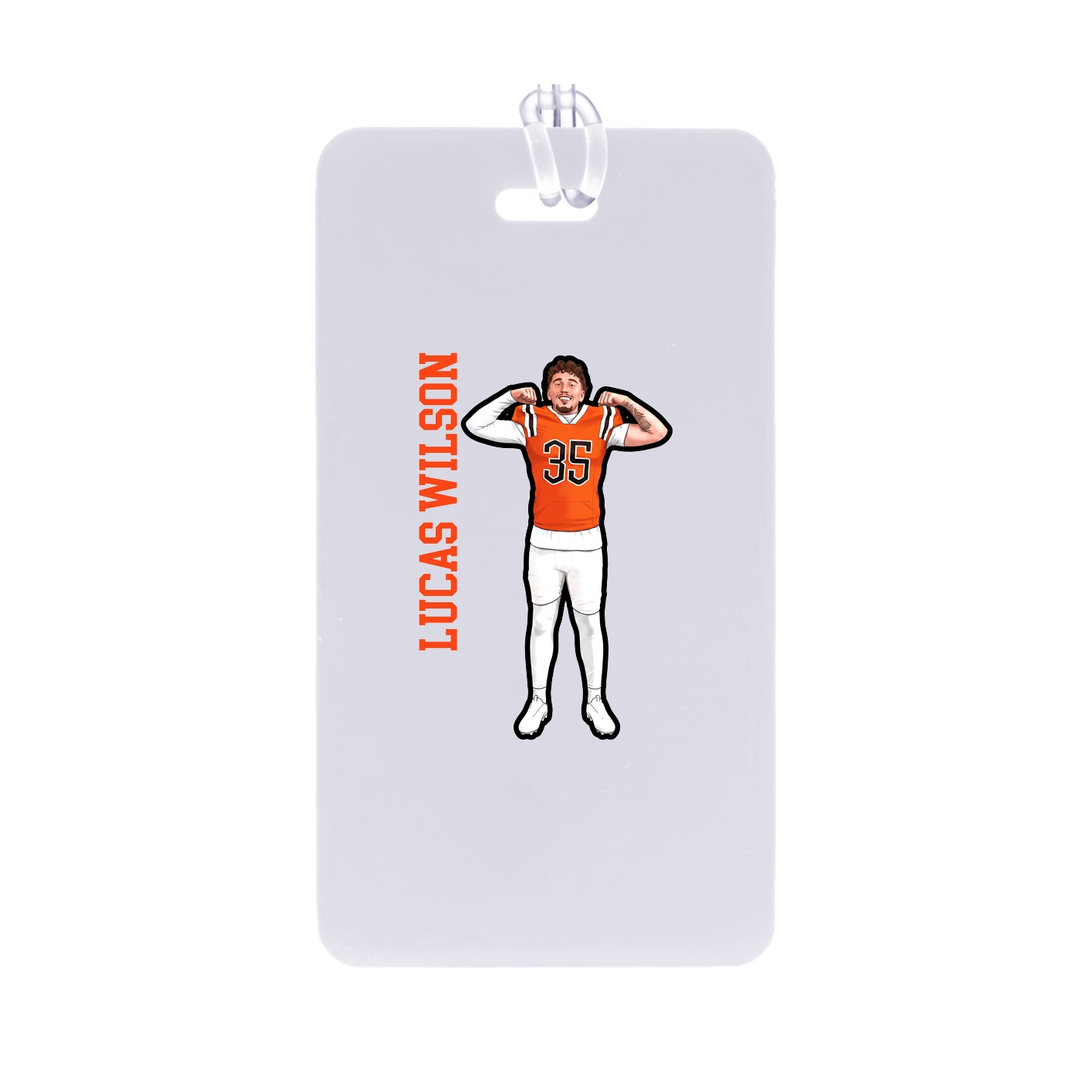 Bag Tag — Name Vertical in Classic