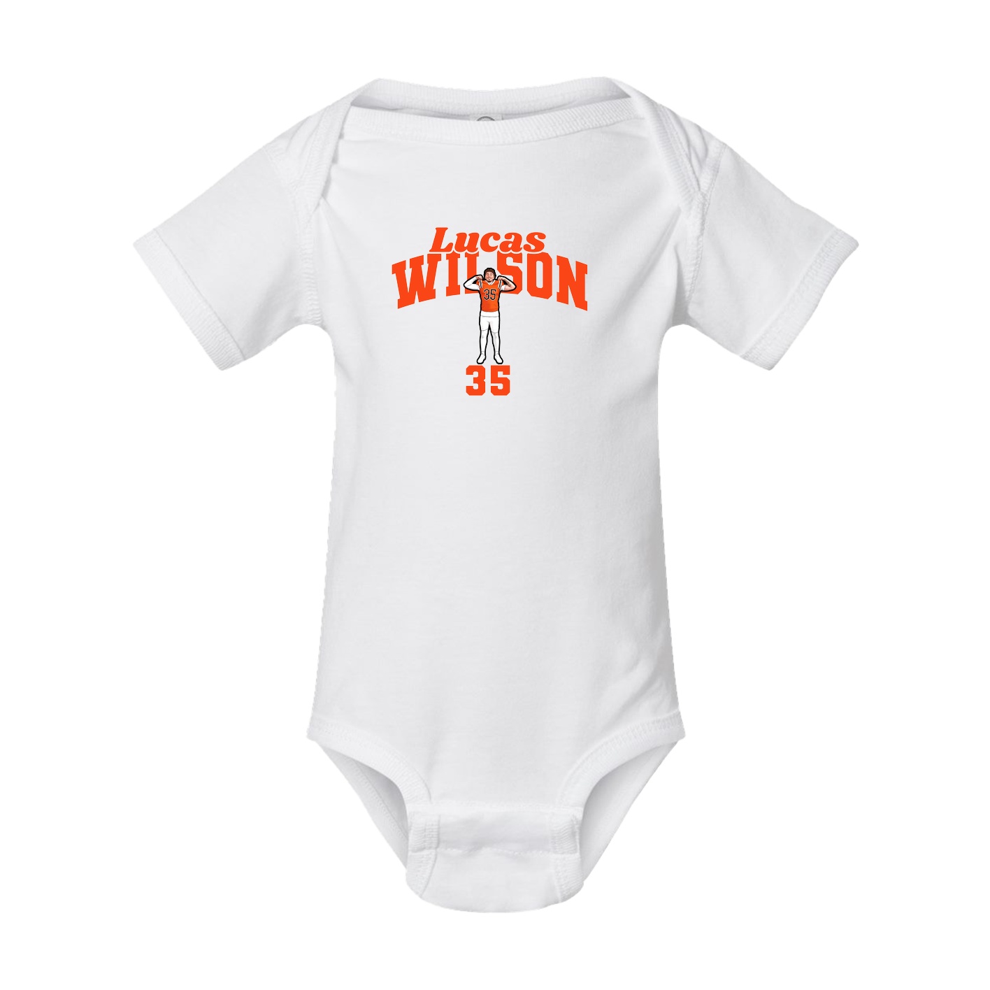 Baby Onesie — Signature Arch in White
