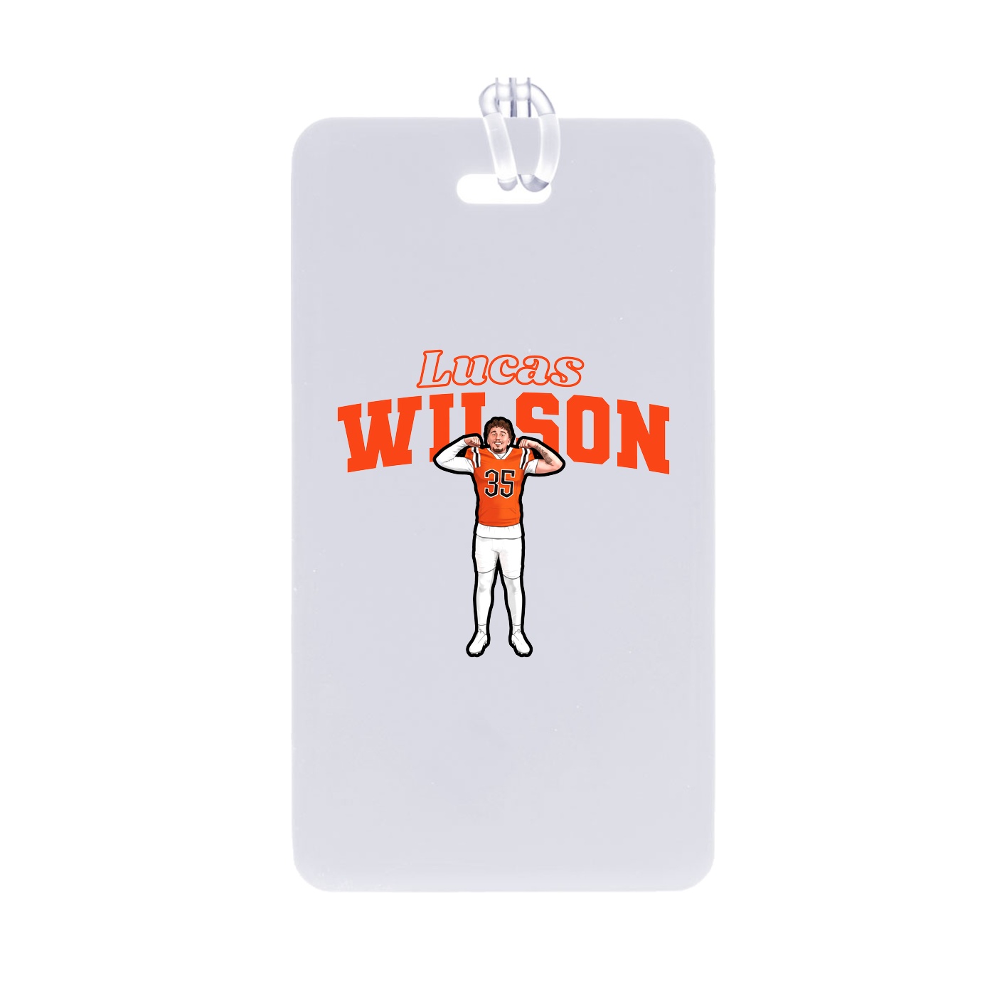 Bag Tag — Name Arch in Classic