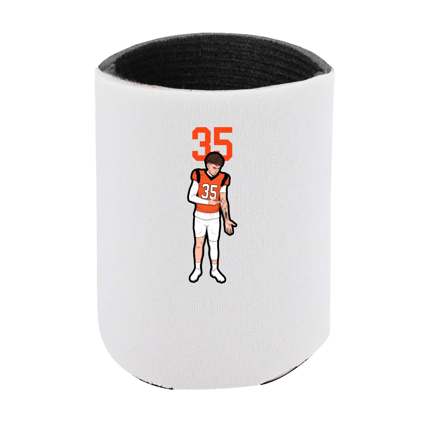 Can Holder — Number Top in White