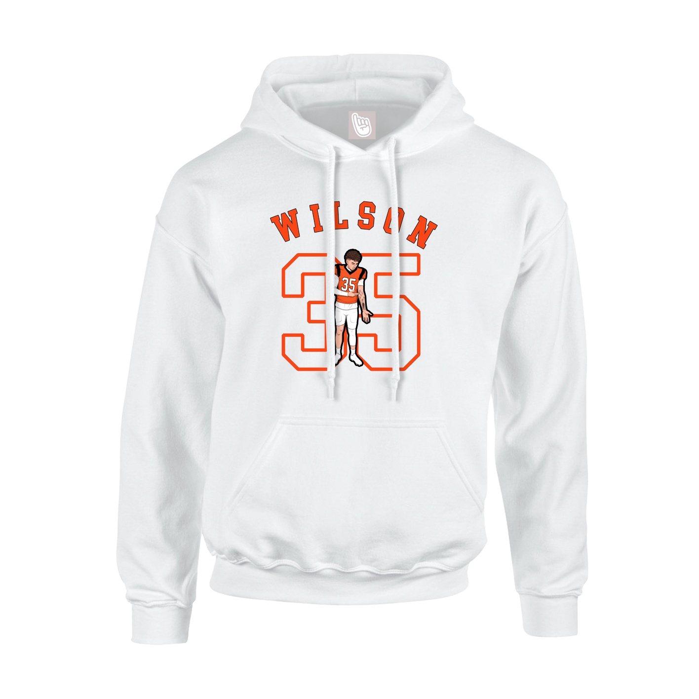 Hoodie — Shirsey Arch in White
