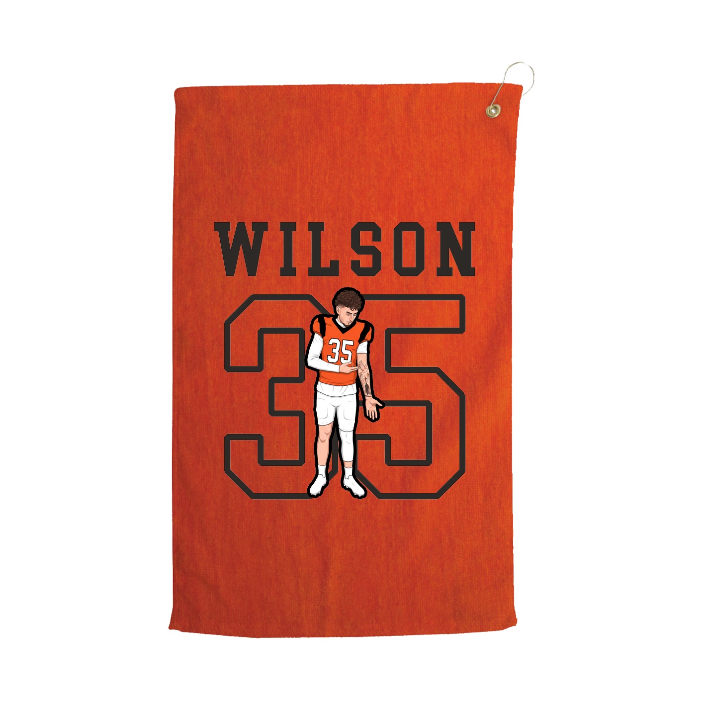 Golf Towel — Shirsey in Orange